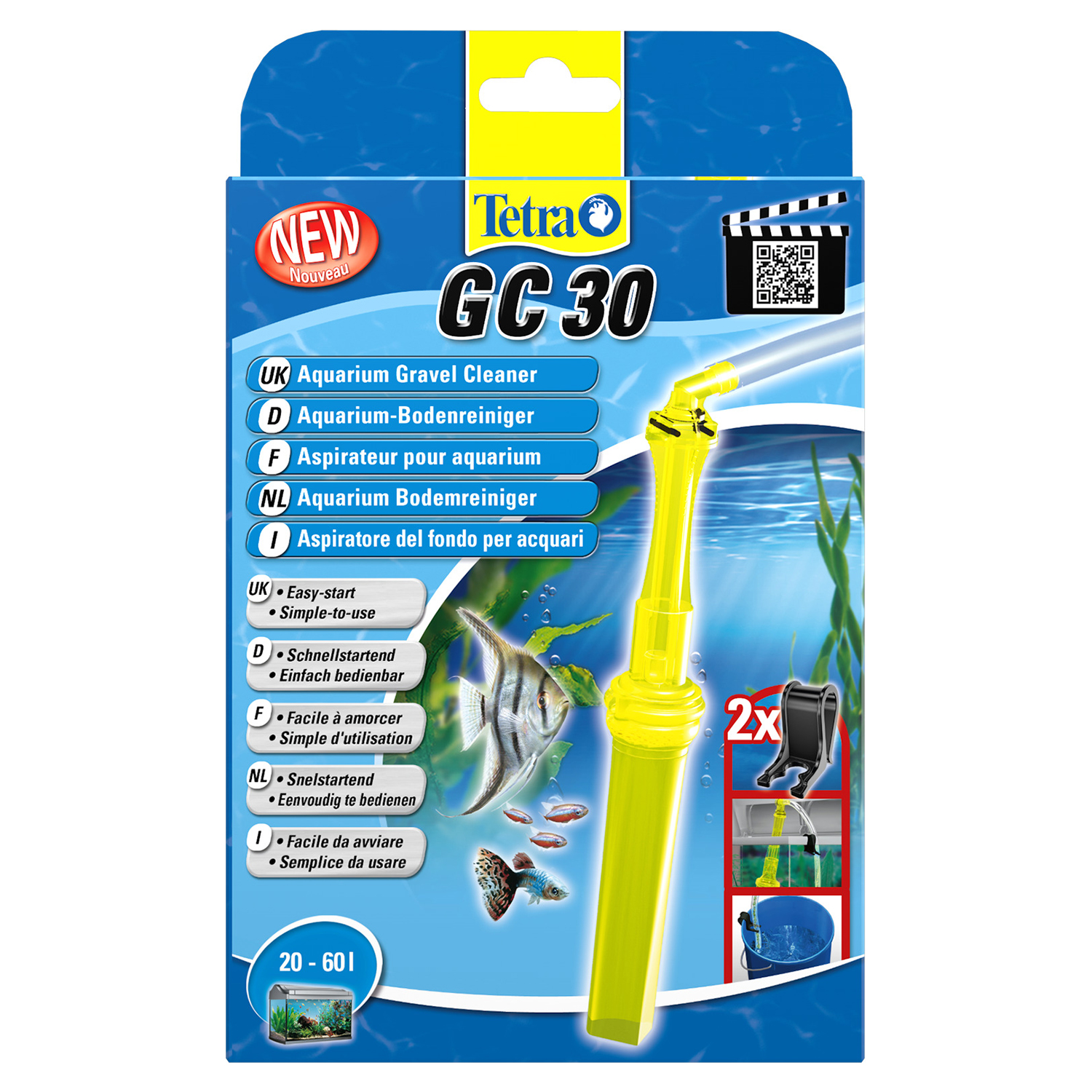 Tetra GC 30 грунтоочиститель (сифон) малый для аквариумов от 20-60 л СКИДКА 50%
