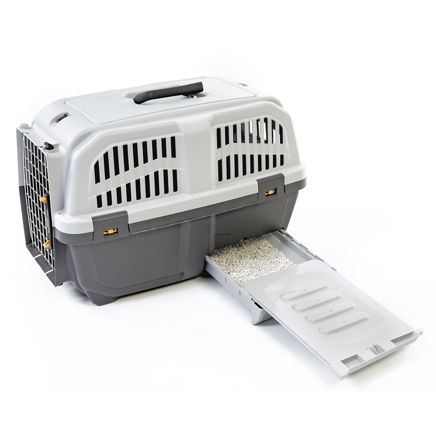Переноска MPS SKUDO CAT TRAVEL 60x40x39см с лотком для наполнителя серая