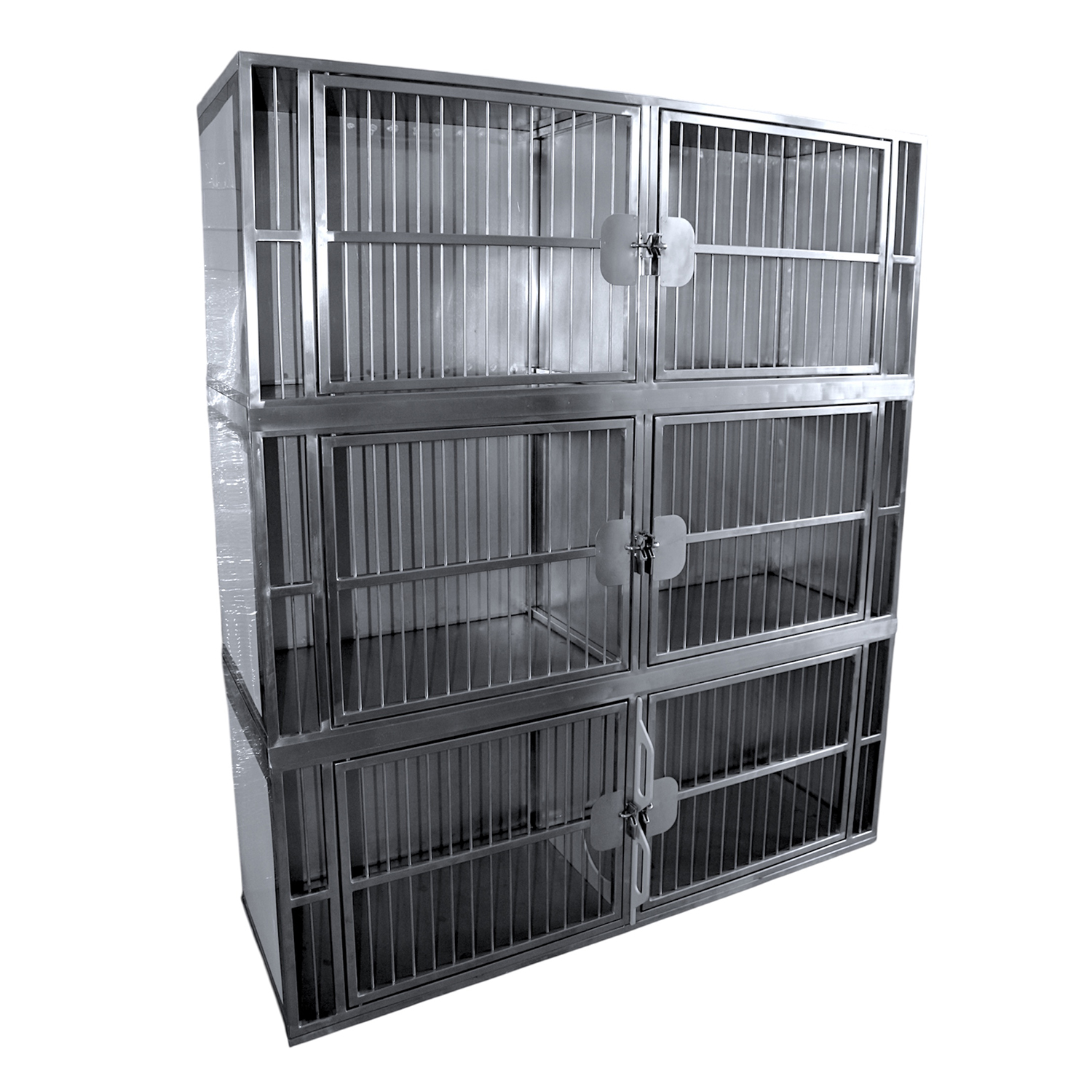 ТД ВЕТ Модуль из 6 клеток из нерж. стали 1600х520х1860(1875)