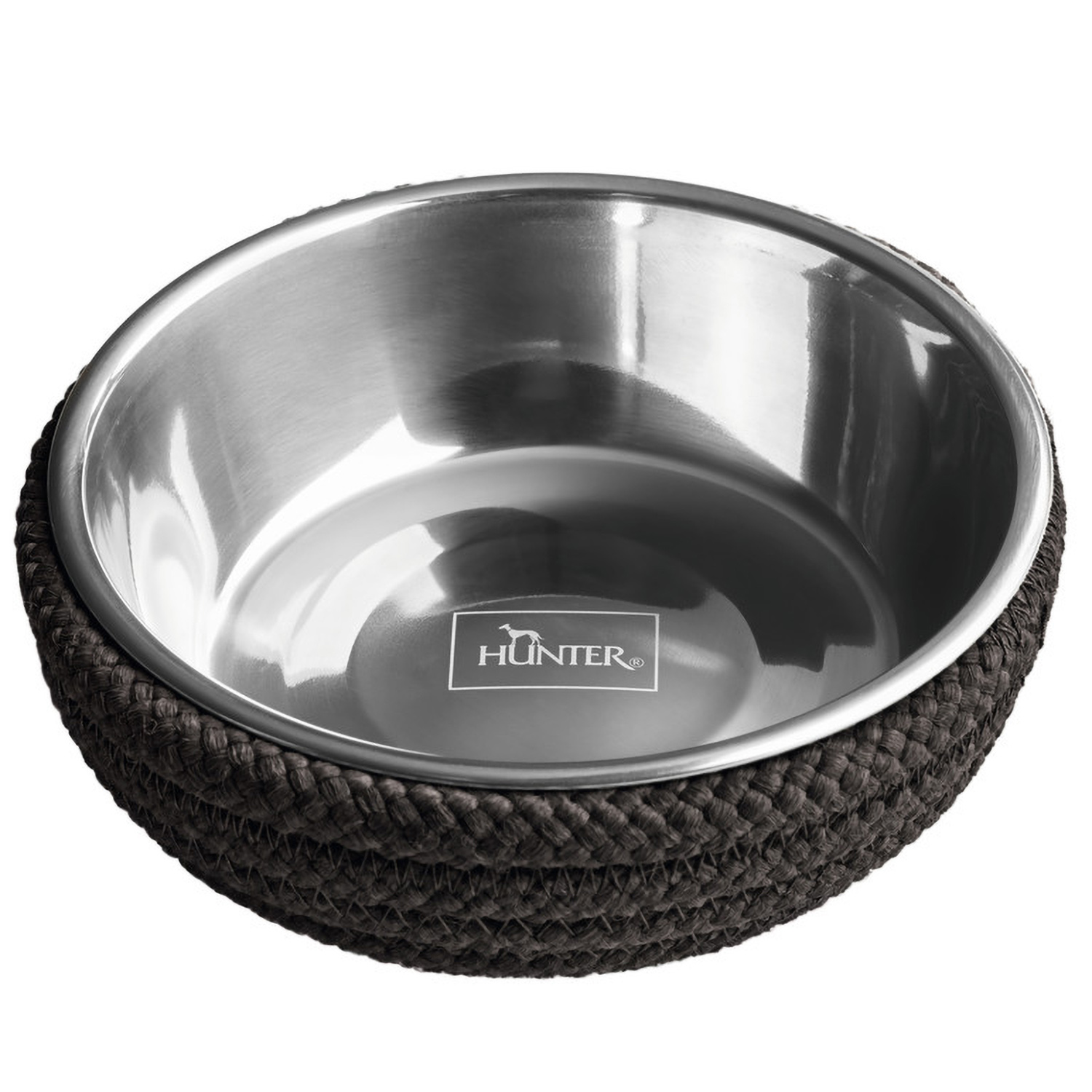 Hunter миска из нержавеющей стали Graz 160 мл, с плетением, антрацит СКИДКА 50%
