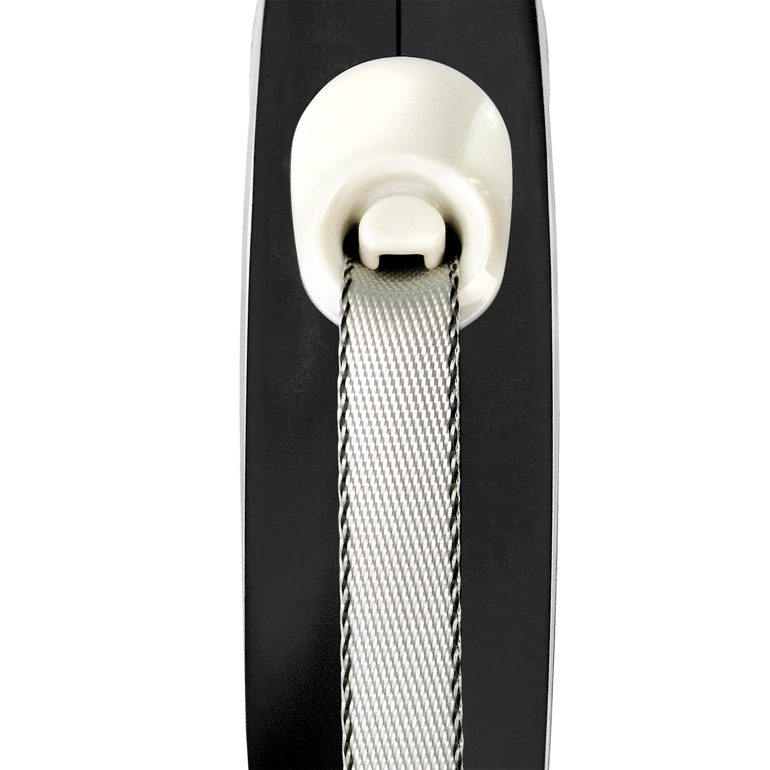 flexi рулетка NEW LINE Comfort L (до 50 кг) лента 8 м серый/черный