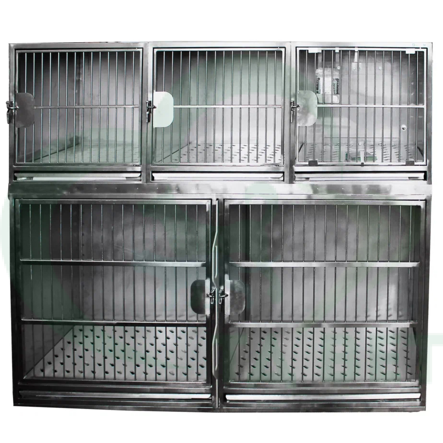 ТД ВЕТ Модуль из 5 клеток нерж. стали 1800х600х1500(1660) h с колесами