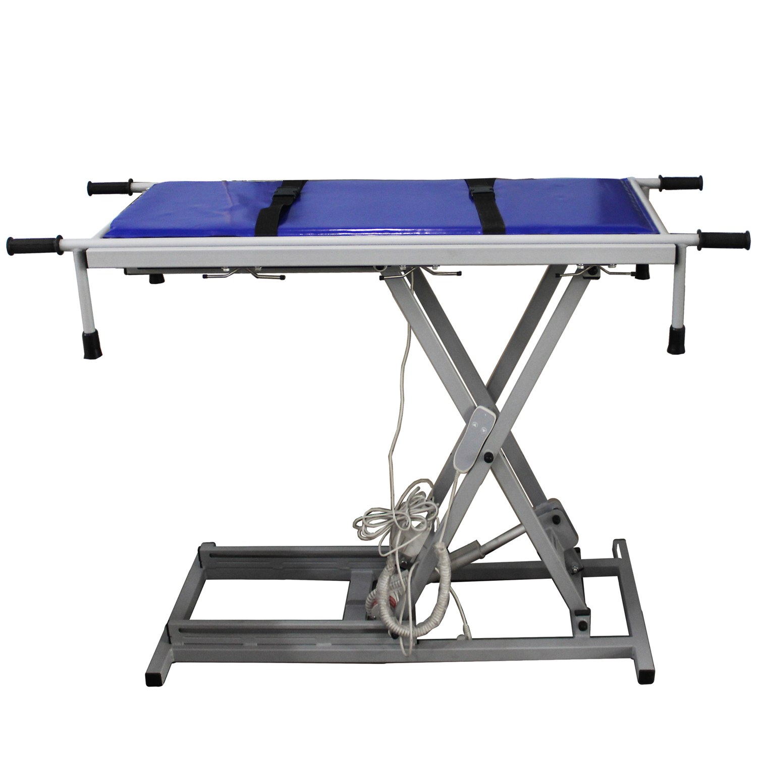 ТД ВЕТ Стол ветеринарный VETBOT-79 с носилками,1300x600x(330- 1050)h (каркас серый, пульт ручной)