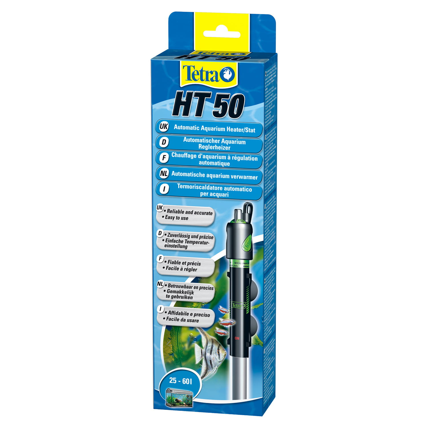 Tetra HT 50 терморегулятор 50Вт для аквариумов 25-60 л СКИДКА 50%
