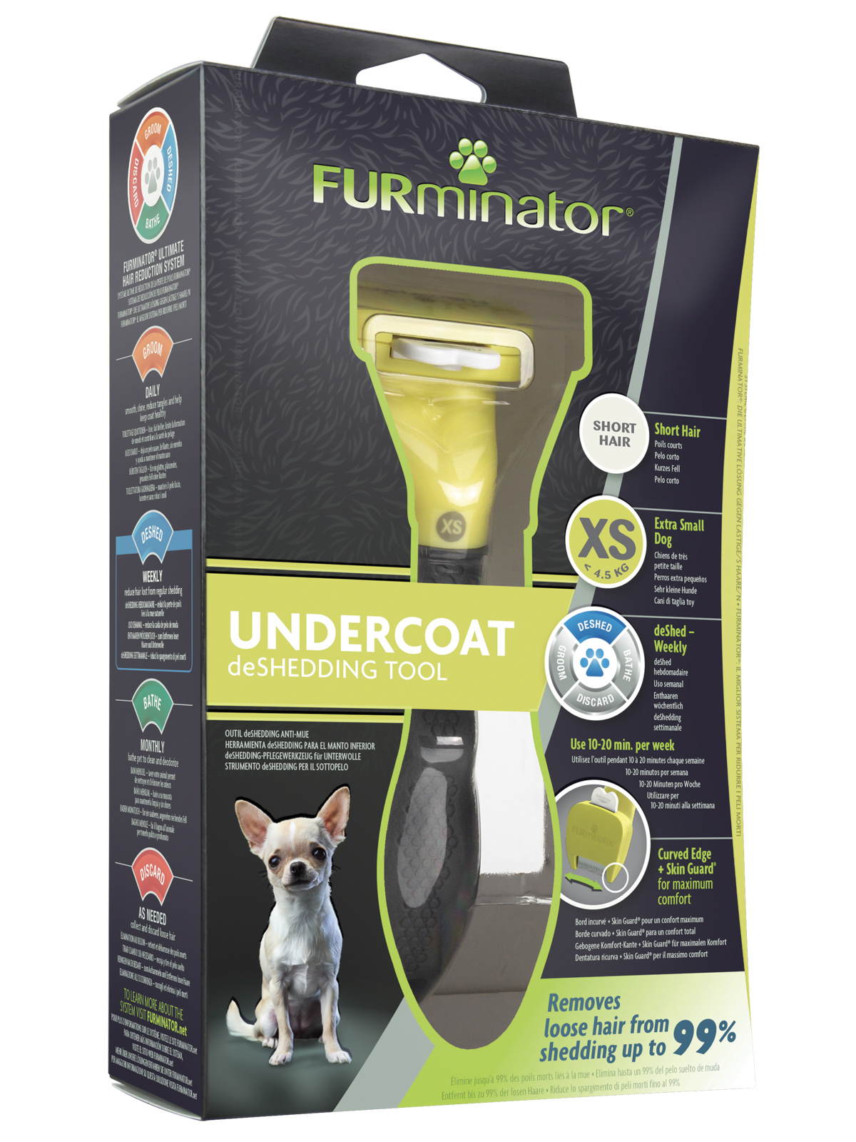Фурминатор FURminator XS для карликовых собак с короткой шерстью СКИДКА 60%