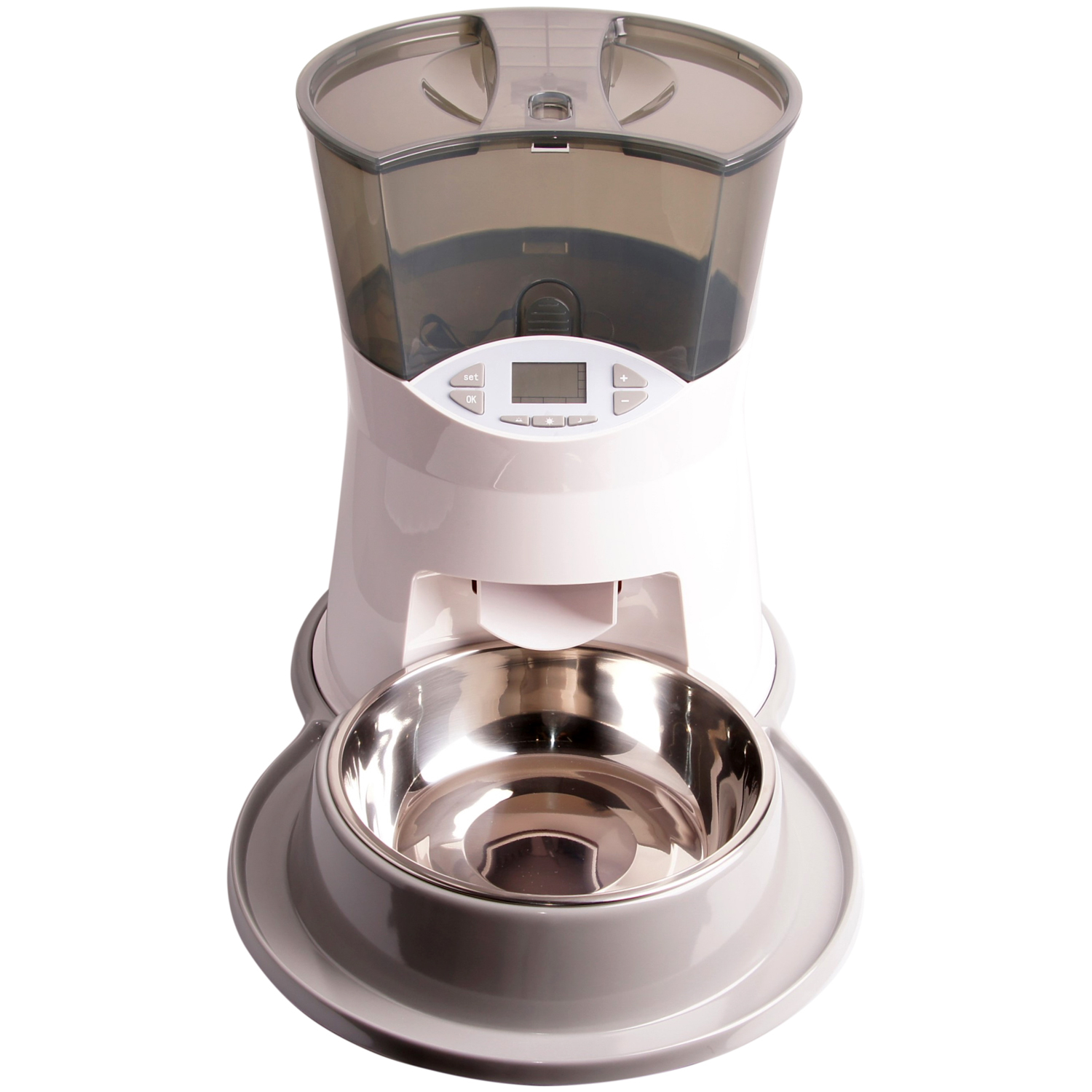 Автокормушка SuperDesign 2500 мл, белый-серый СКИДКА 50%