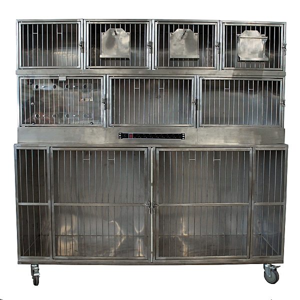 ТД ВЕТ  Модуль клеток из нерж. стали, 3х ярусный  из 9 клеток 2/3/4, 2000х700(600)х1800(1960h))