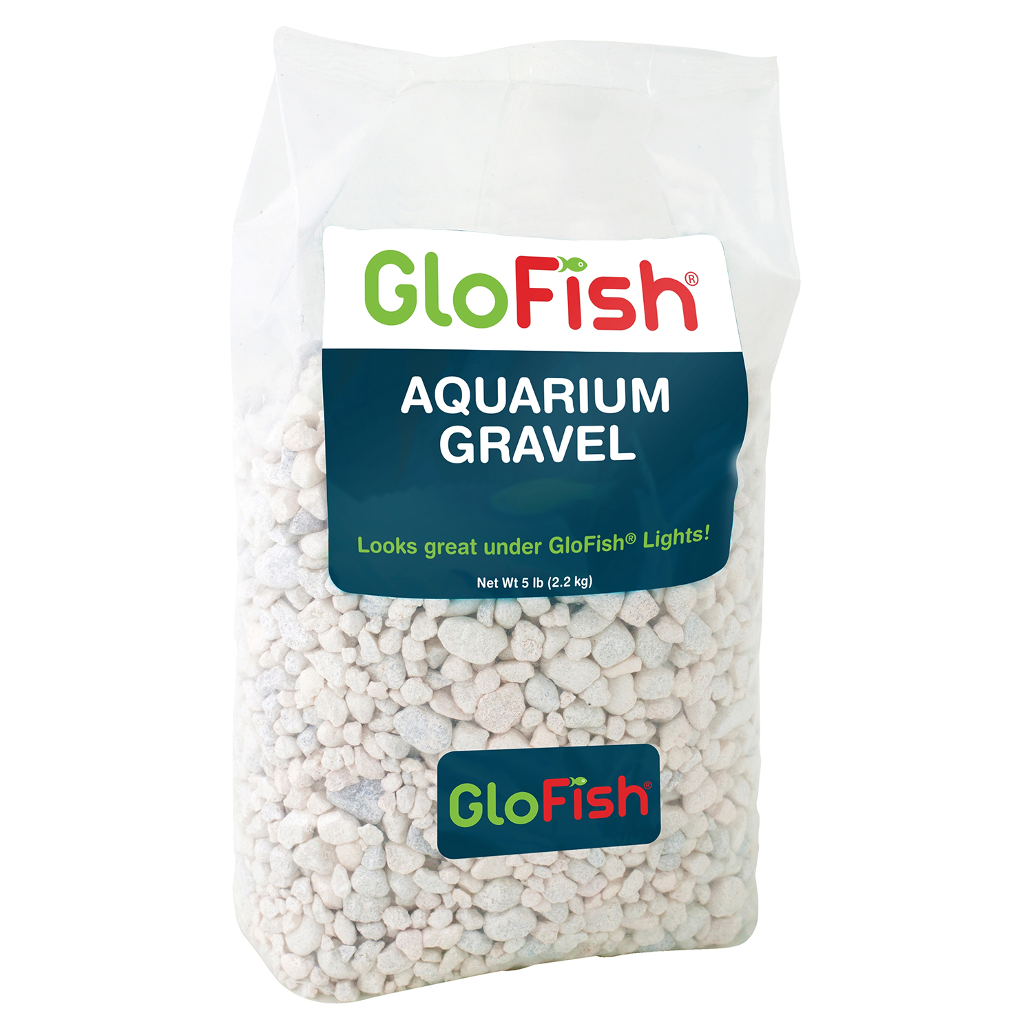 GloFish Гравий Белый, 2.26кг СКИДКА 80%