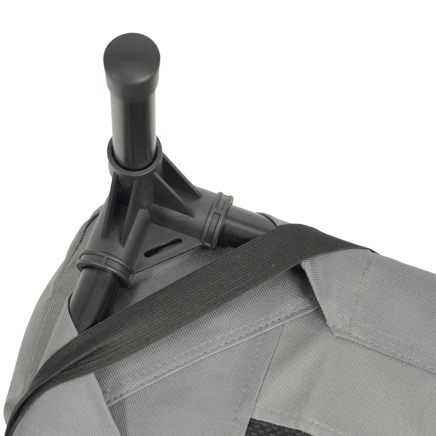 Лежанка-шезлонг каркасная для собак Mr.Kranch Elevated с мягкими бортиками малая 62х47х27 см серая