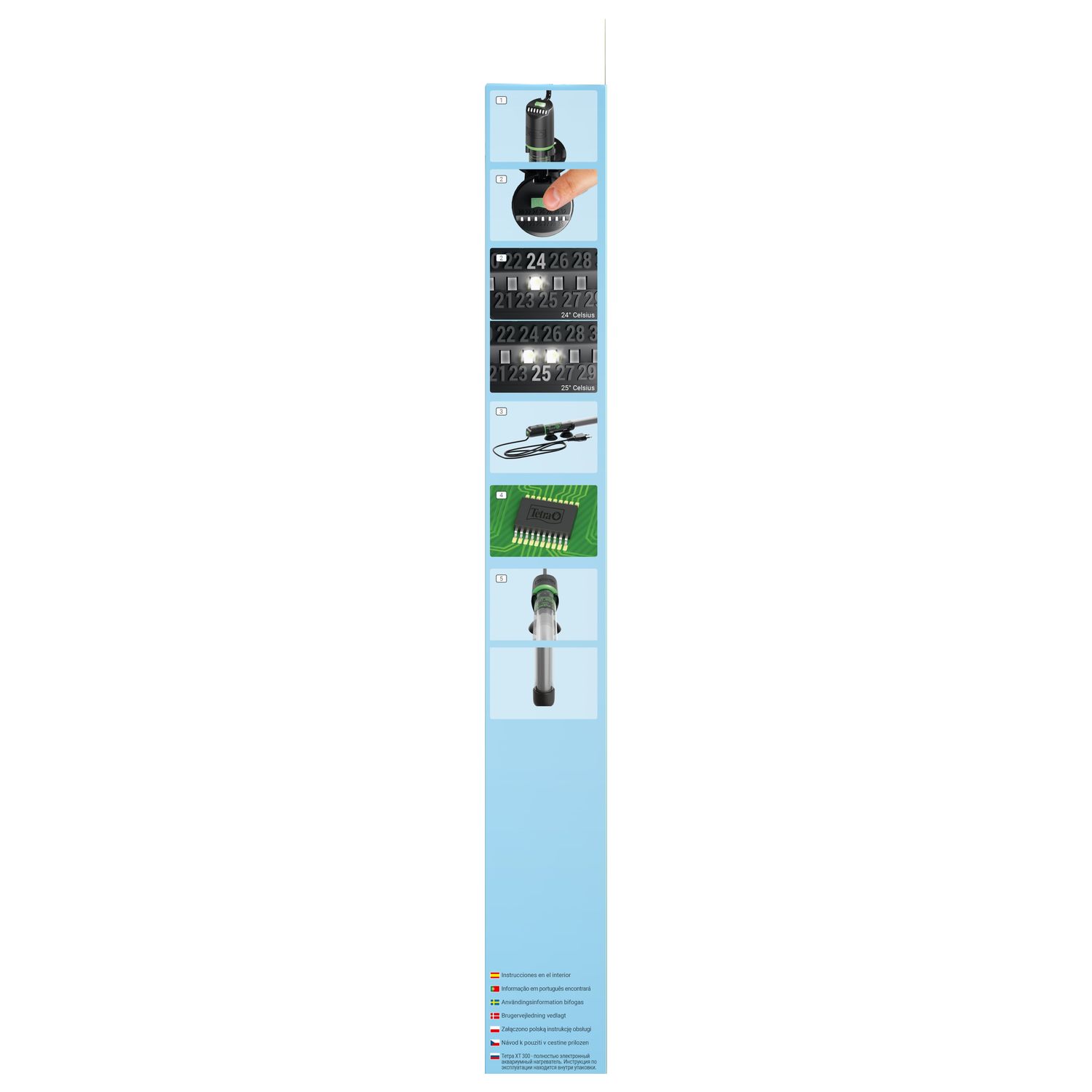 Нагреватель электронный Tetra HT 300 Bт для аквариумов 300-450л