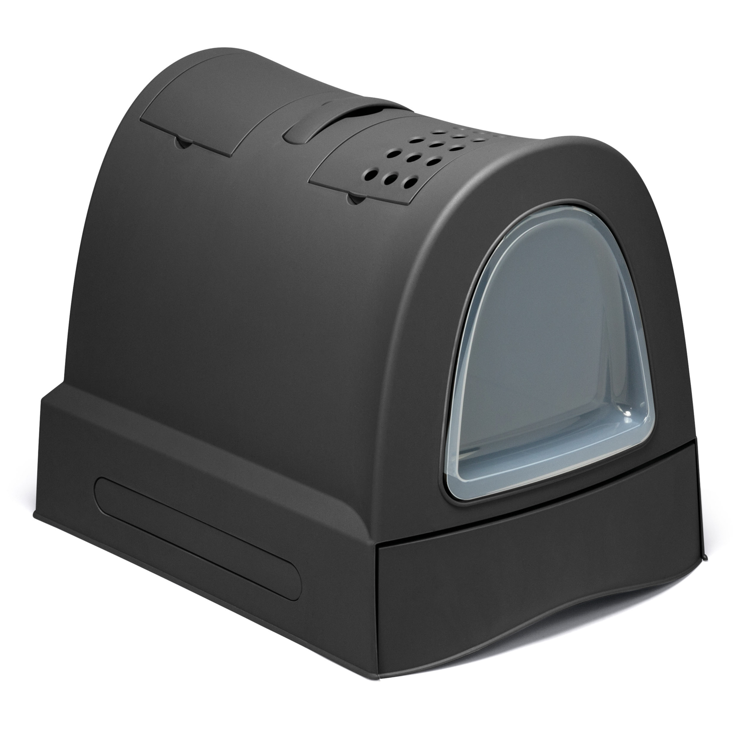 IMAC био-туалет для кошек ZUMA  40х56х42,5h см, антрацит СКИДКА 40%