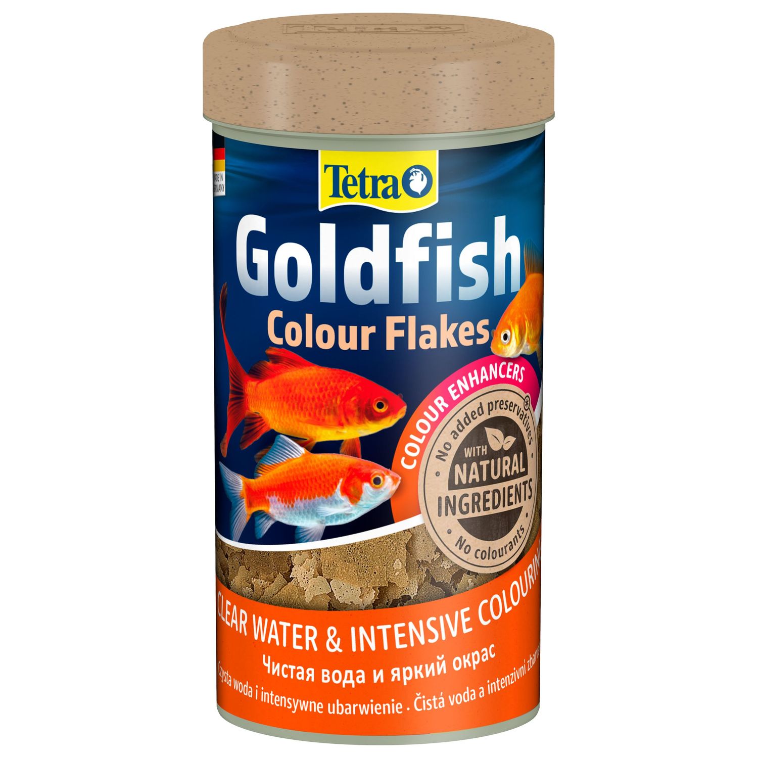 TetraGoldfish Colour корм в хлопьях для улучшения окраса золотых рыб 250 мл