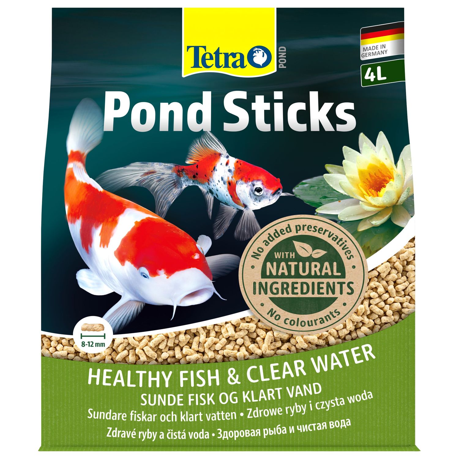 Tetra Pond Sticks корм для прудовых рыб в палочках 4 л