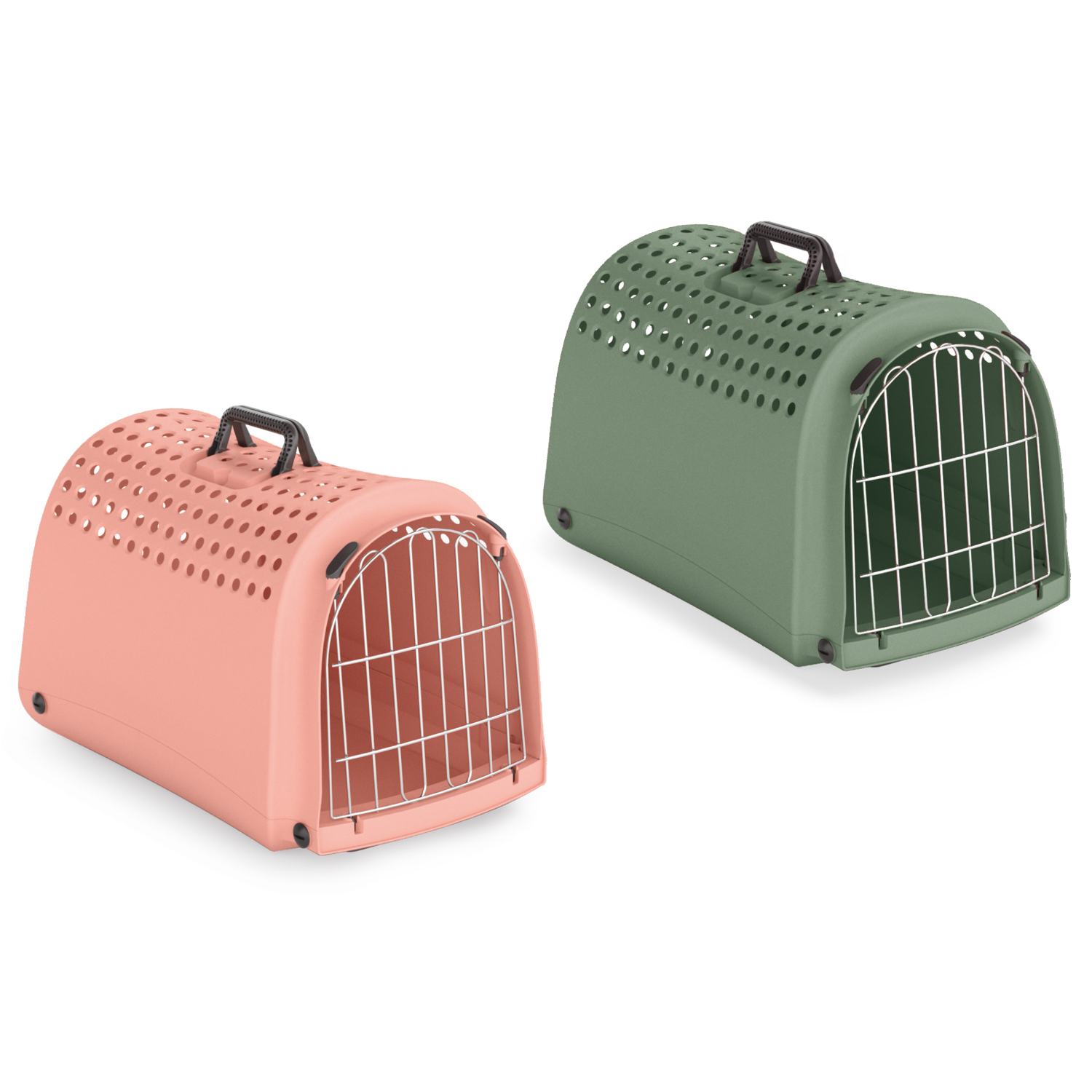 Переноска IMAC LINUS 2ND LIFE для кошек и собак 52,5х32х34,5см цвет коралловый