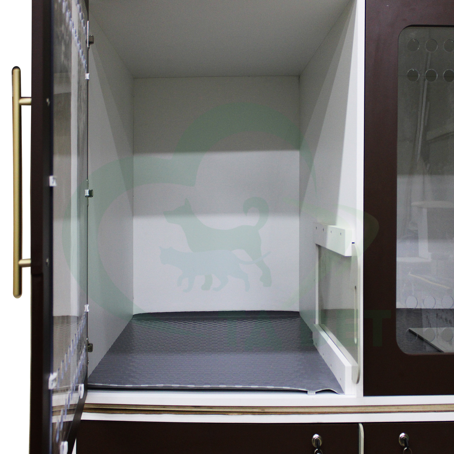 ТД ВЕТ Зоогостиница для животных из ЛДСП из 8 боксов 2900х960х1960h