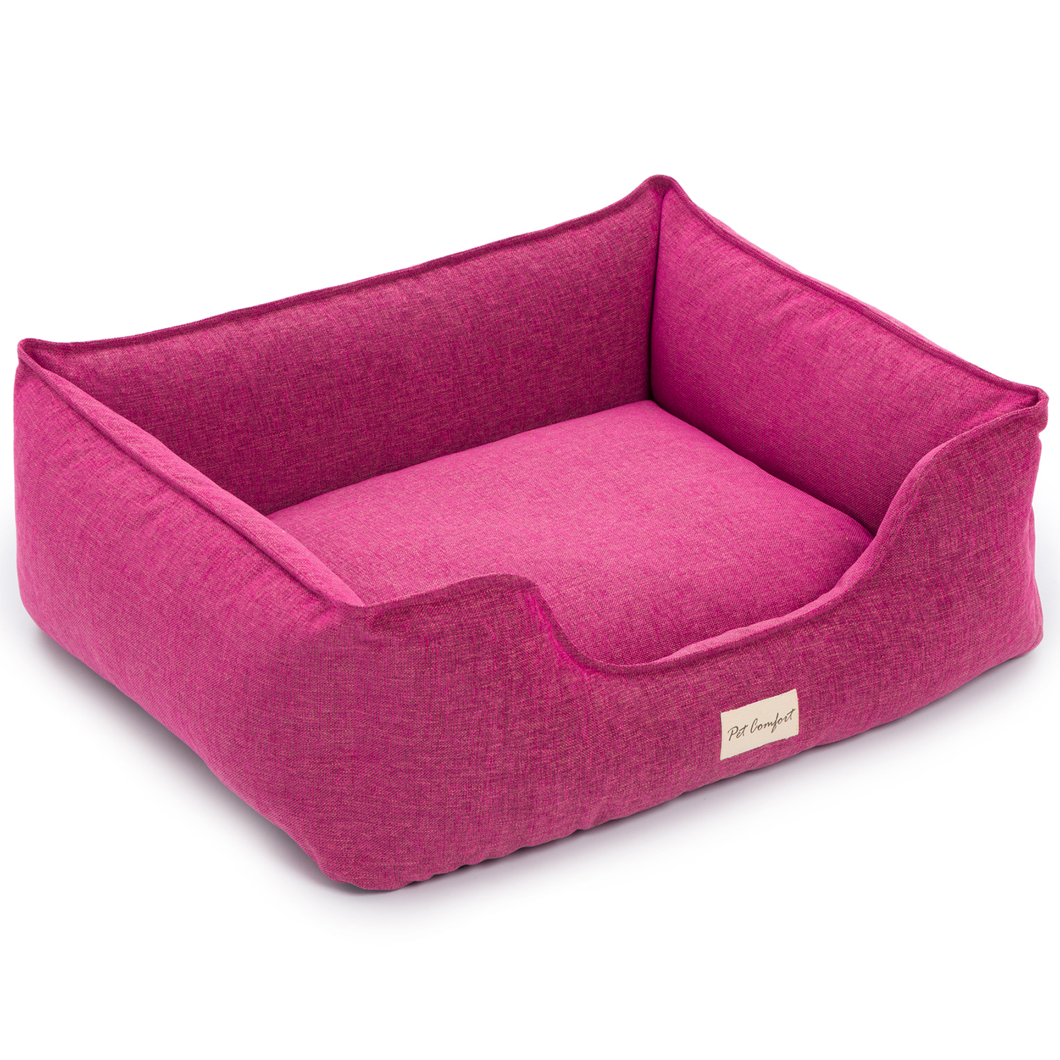 Лежанка Pet Comfort для собак средних пород, Alpha Mirandus 33, размер M, 65х80 см, фуксия СКИДКА 50%