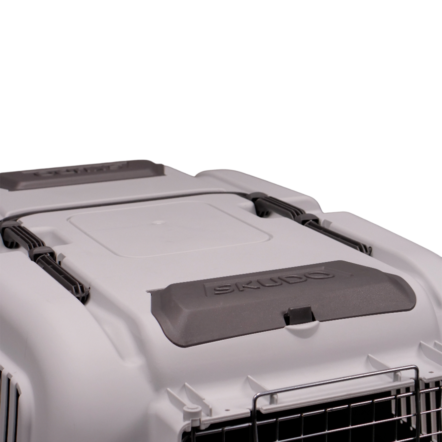 MPS переноска SKUDO 6  92х63х70h см с металлической дверцей с замком серая