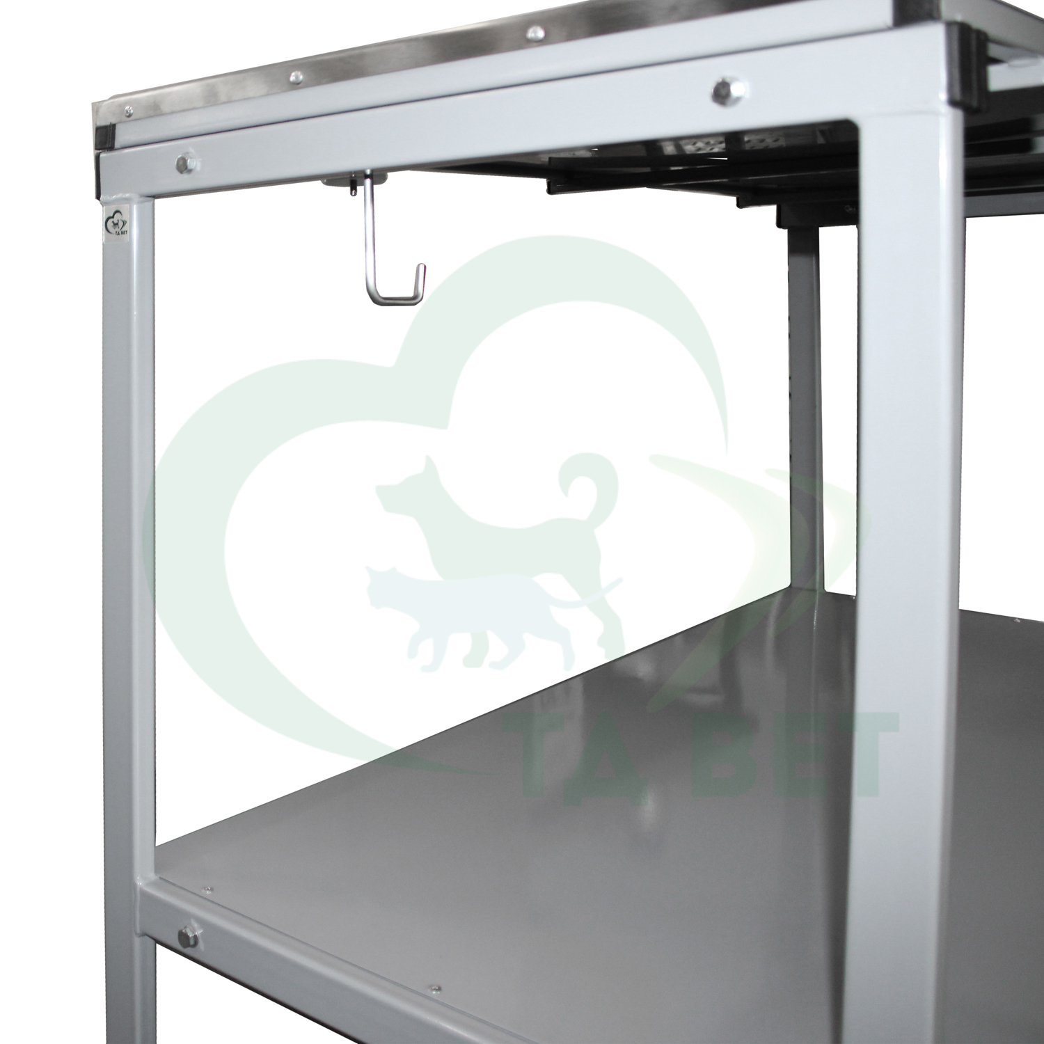 ТД ВЕТ Стол ветеринарный СВУ-63.01 для вскрытия животных 1200х600х800h