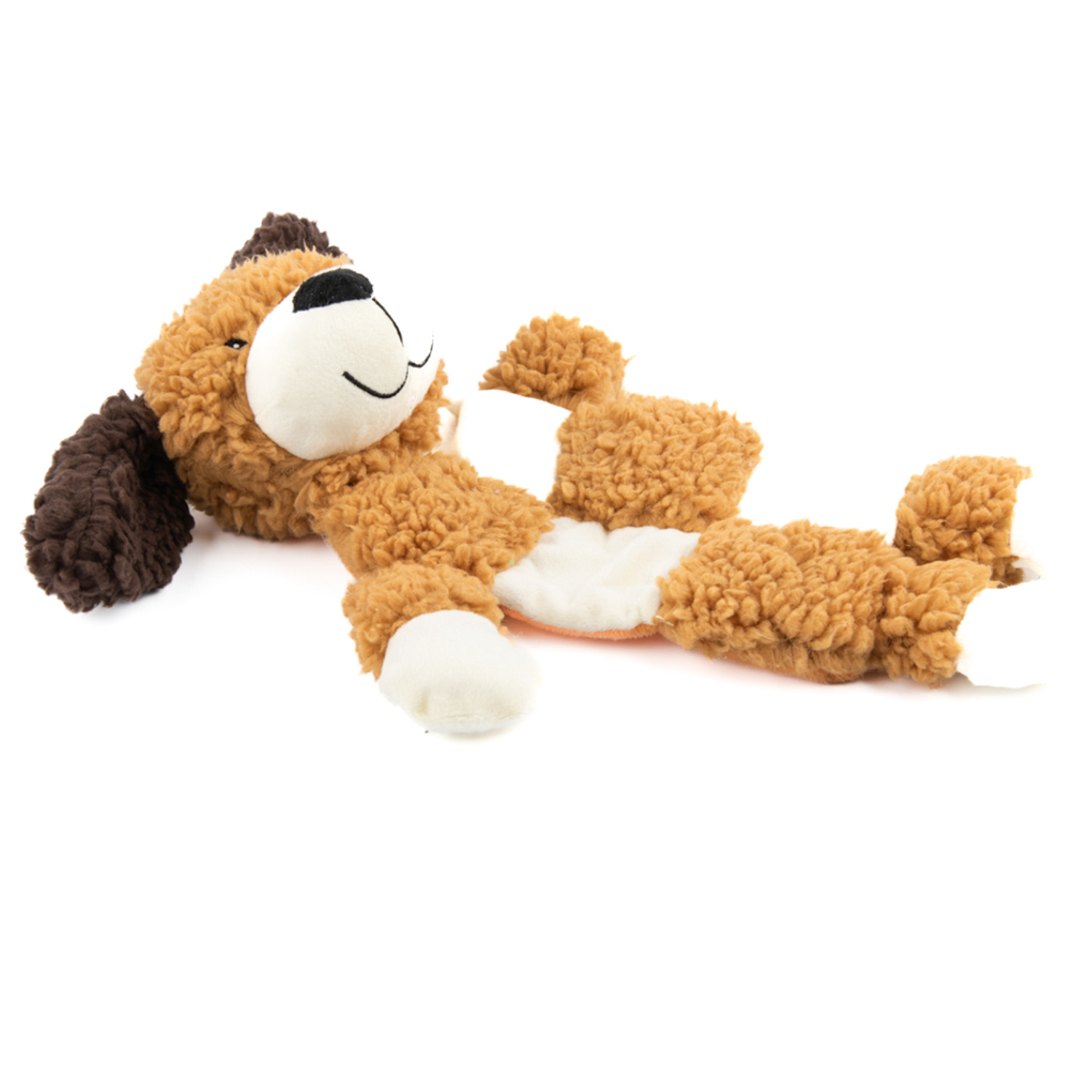 Игрушка AROMADOG Rescue для собак Собачка 33 см с 3 пищалками, рыжая