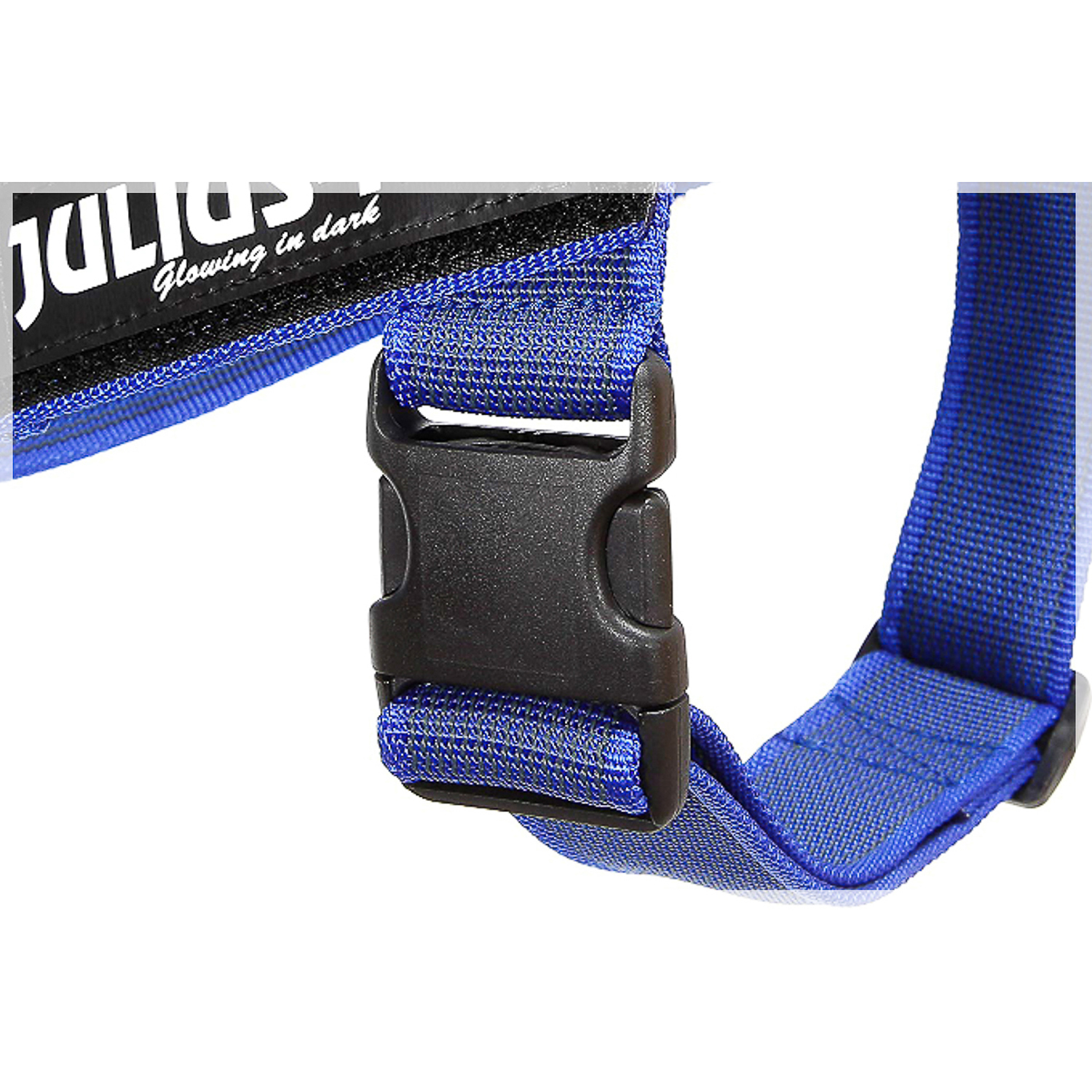 JULIUS-K9 шлейка для собак Ремни Color & Gray IDC® 3 (84-113см / 40-70кг), синий СКИДКА 50%