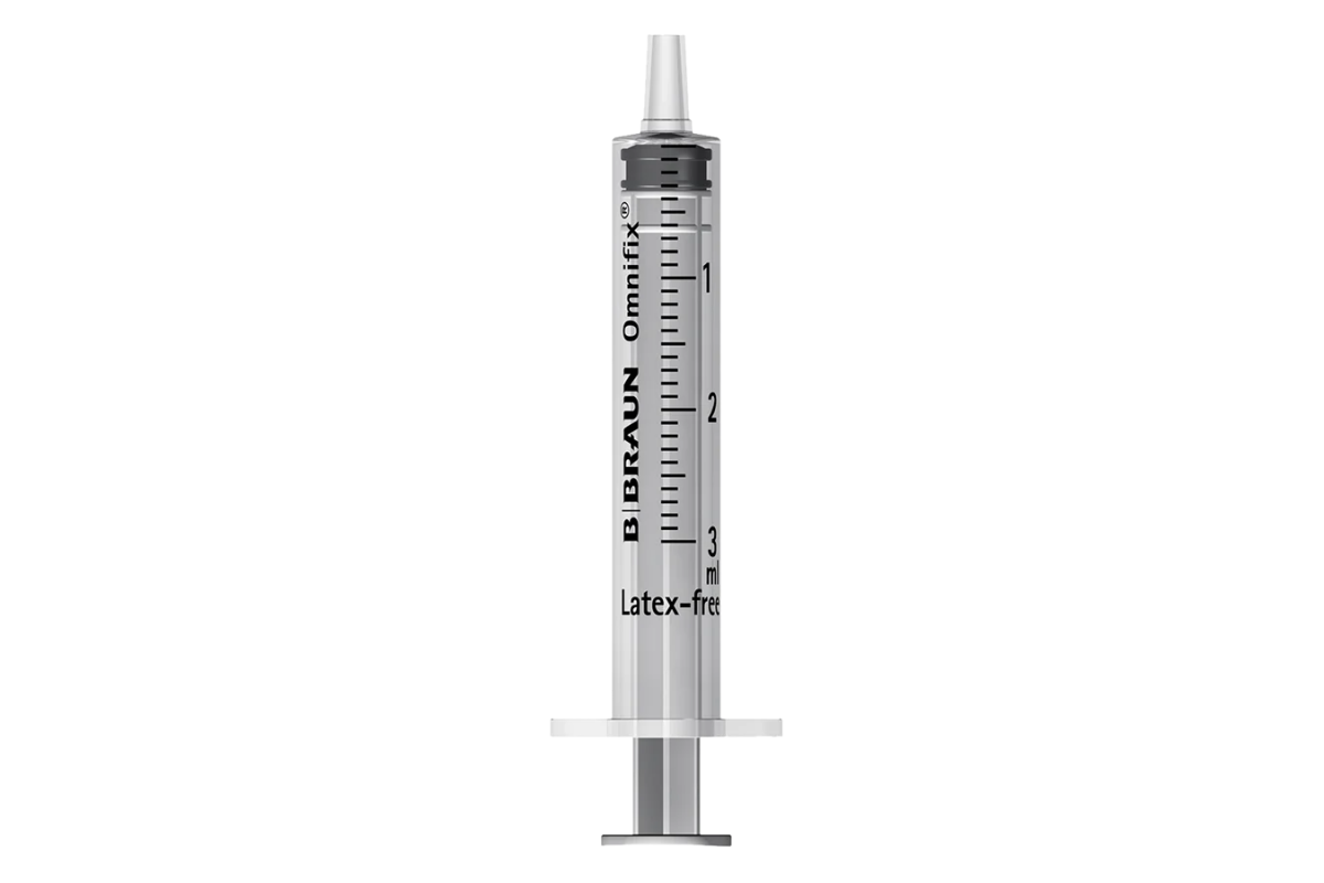 B.Braun Шприц 3-х комп. Омнификс 3 мл, Люэр, игла 0,6x30 мм (упак 100 шт)