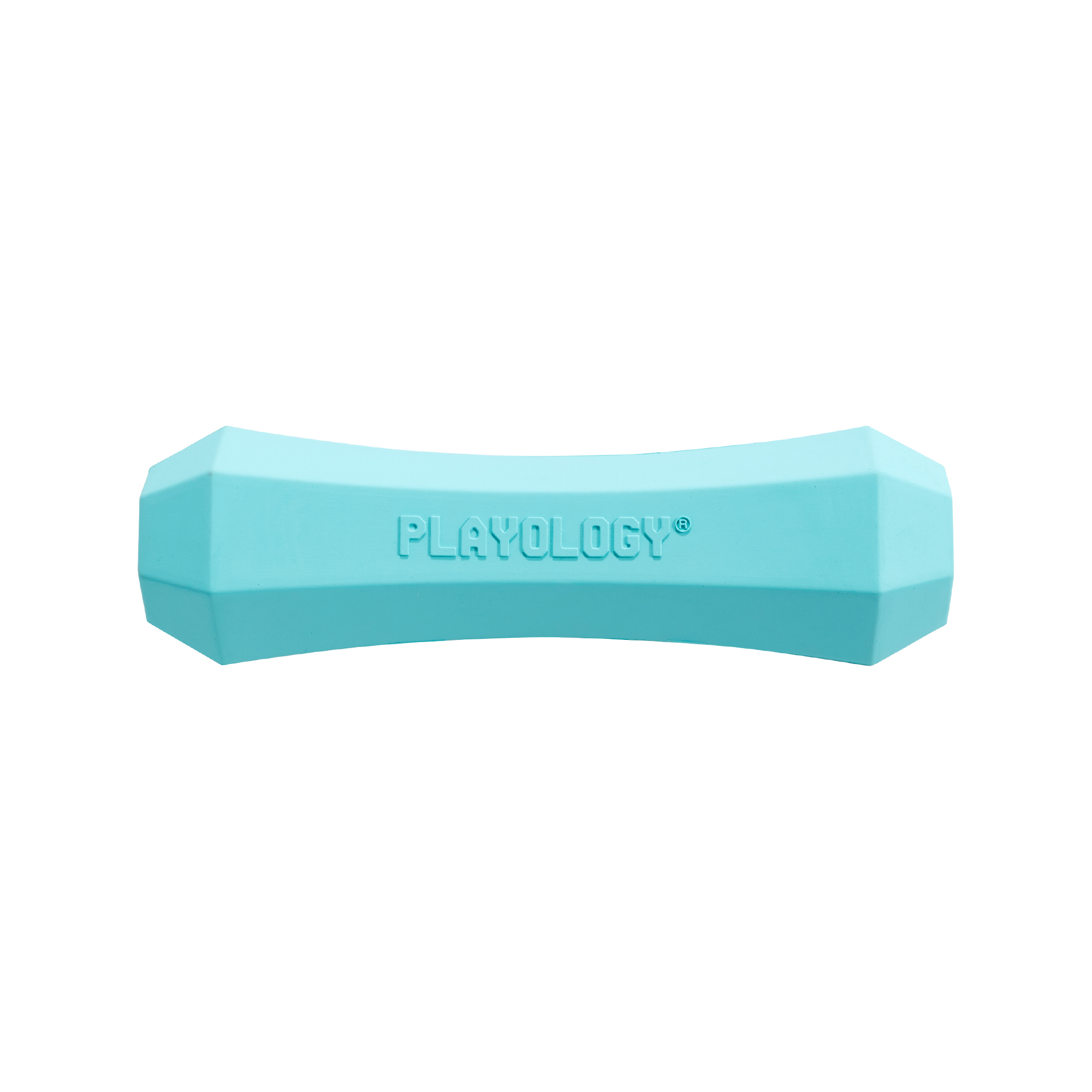 Playology  жевательная палочка SQUEAKY CHEW STICK для собак средних пород с ароматом арахиса, средняя, цвет голубой СКИДКА 50%
