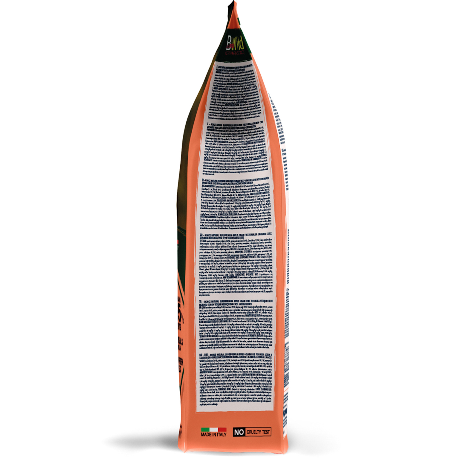 Сухой корм Monge Cat BWild GRAIN FREE для кошек, из лосося, беззерновой, 1,5 кг