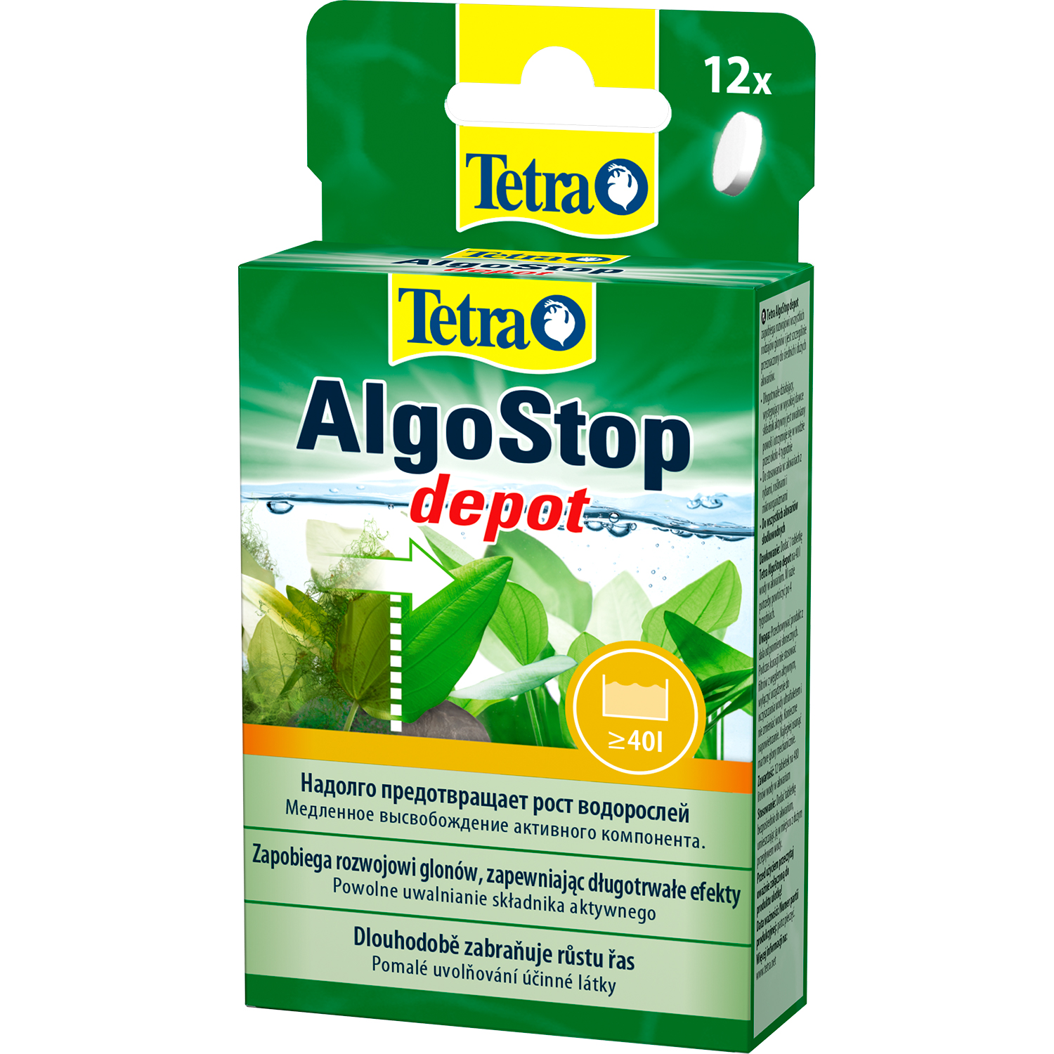 Tetra AlgoStop Depot средство против водорослей длительного действия 12 таб. ( замена 157743)