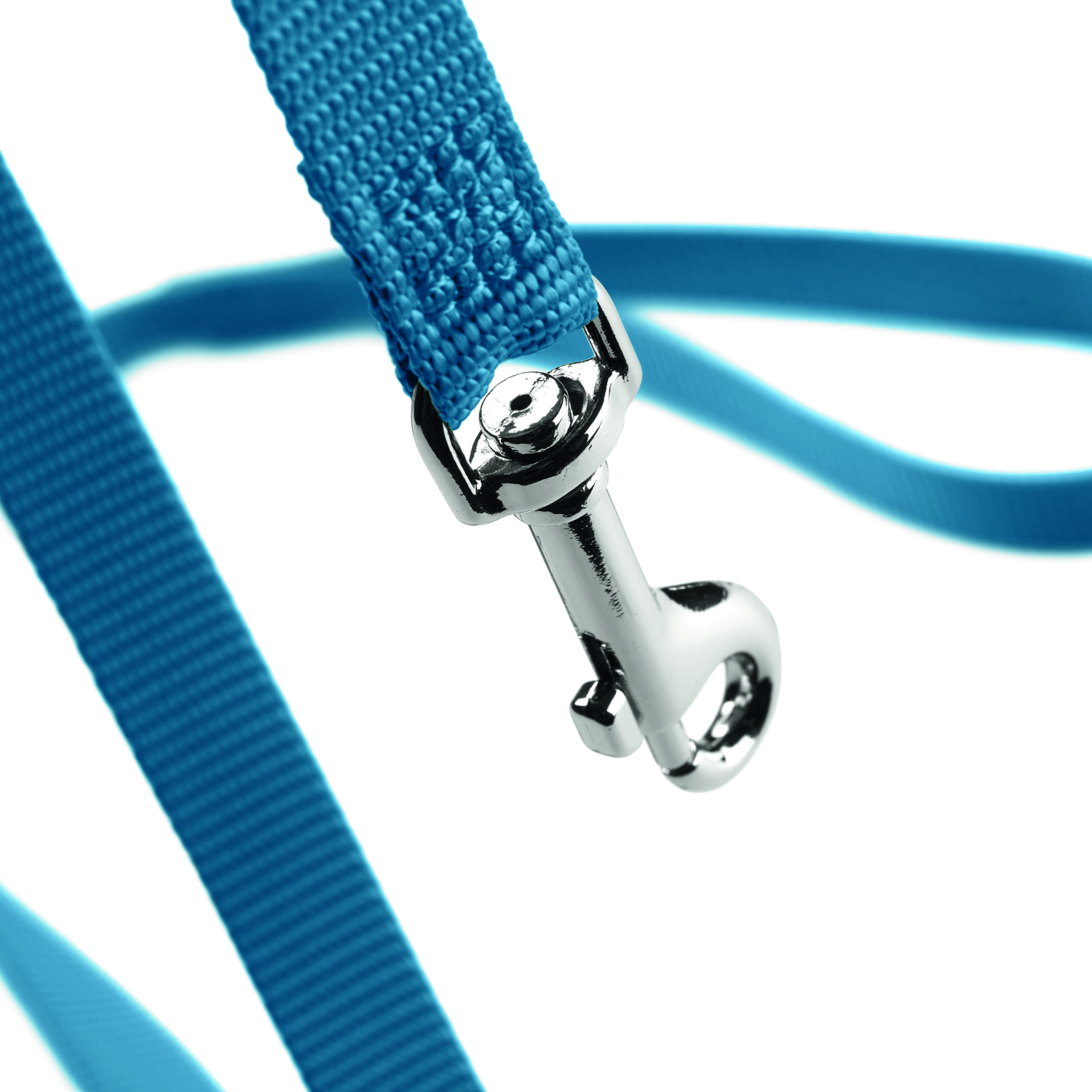 Поводок Hunter London для собак, ширина 15 мм, длина 110 см, нейлон, бирюзовый СКИДКА 50%