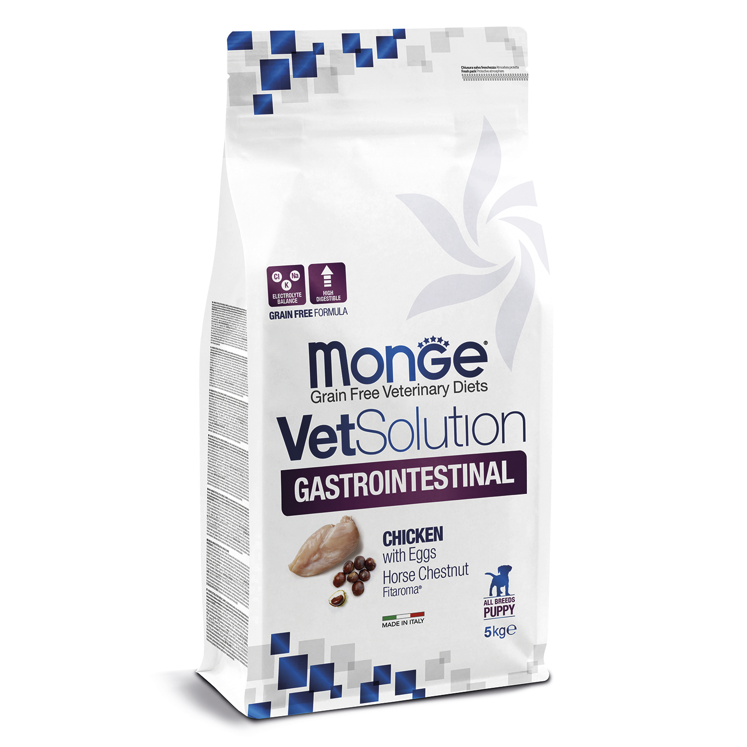 Диетический корм Monge VetSolution Dog Gastrointestinal Гастроинтестинал для щенков при заболеваниях ЖКТ 5 кг