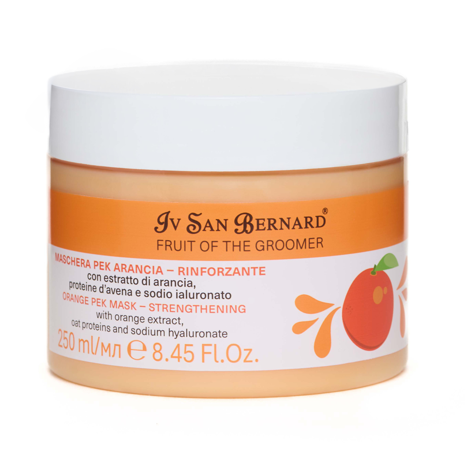 ISB Fruit of the Groomer Orange маска восстанавливающая для слабой выпадающей шерсти с протеинами овса 250 мл