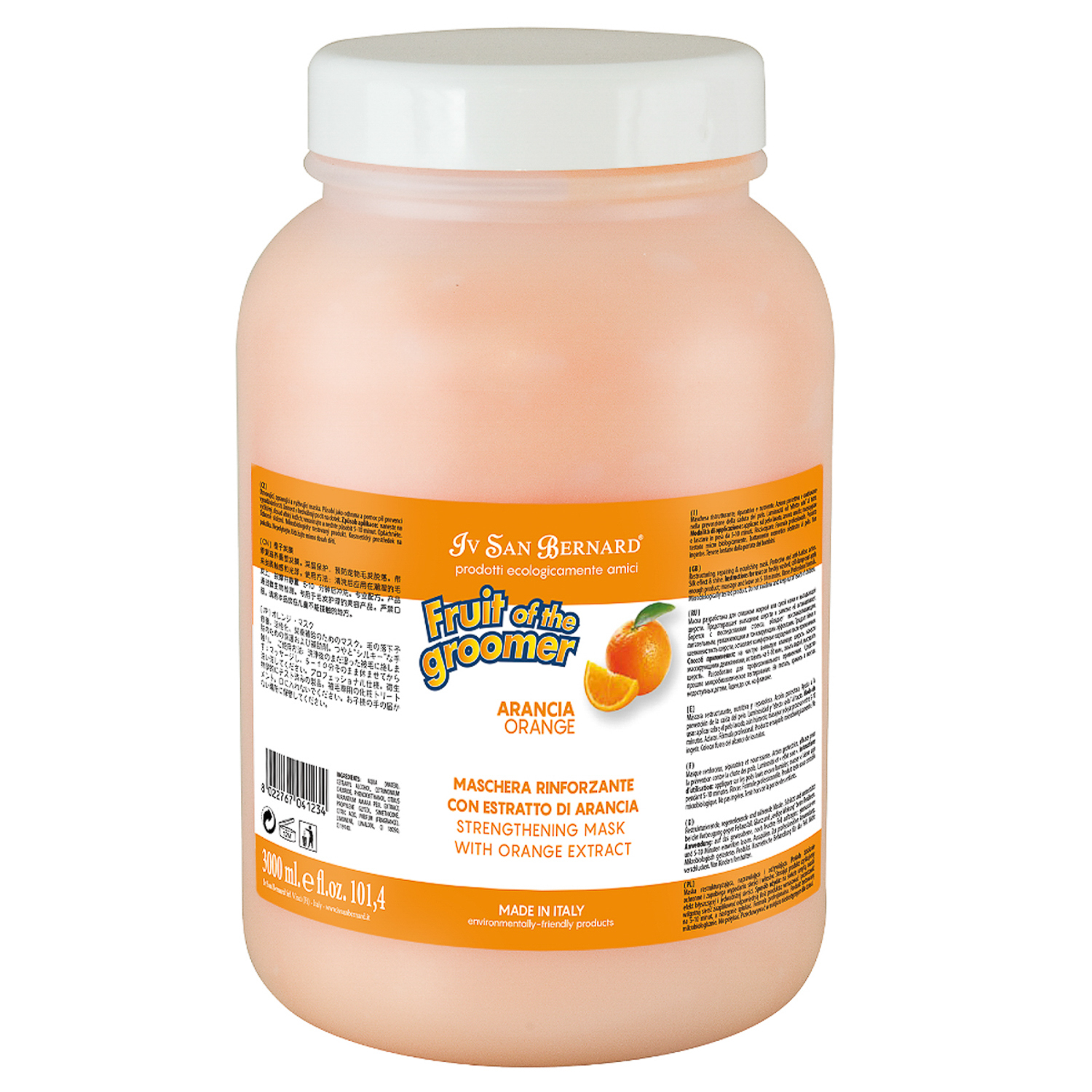 ISB Fruit of the Groomer Orange Восстанавливающая маска для слабой выпадающей шерсти 3 л