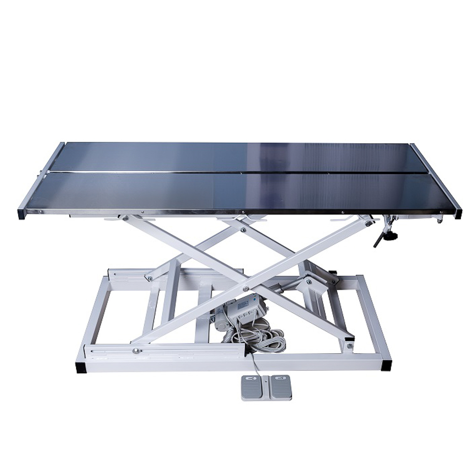 ТД ВЕТ Ветеринарный стол с электроприводом для хирургических операций Vetbot-91.01, 1300х600х(330- 1130h) (каркас серый, пульт ручной)