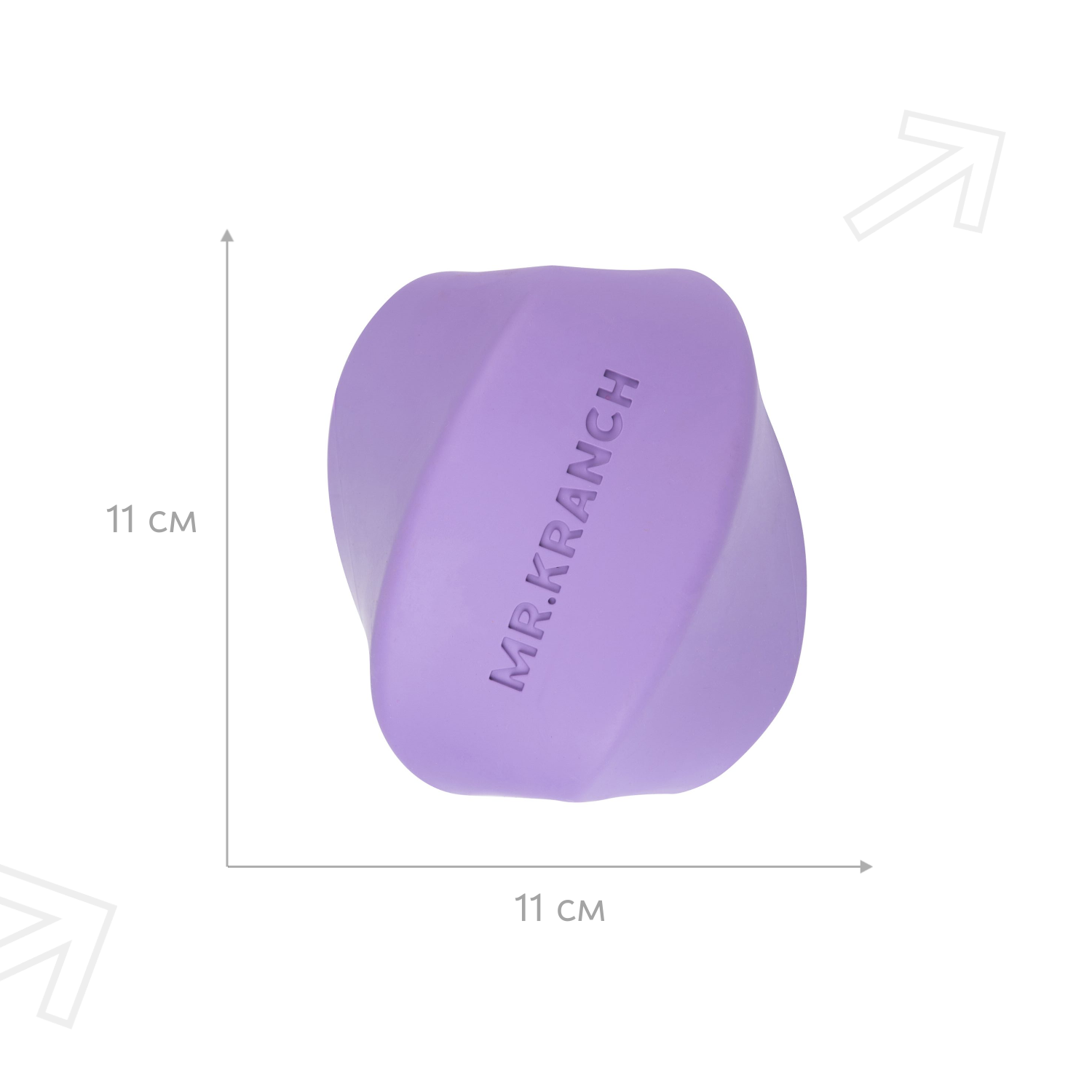 Игрушка Mr.Kranch для собак Твистер 11*11 см фиолетовая с ароматом сливок