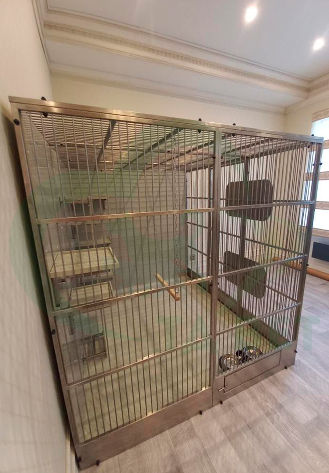 ТД ВЕТ Вольер для приматов, разборный, 2100х1800х1900h