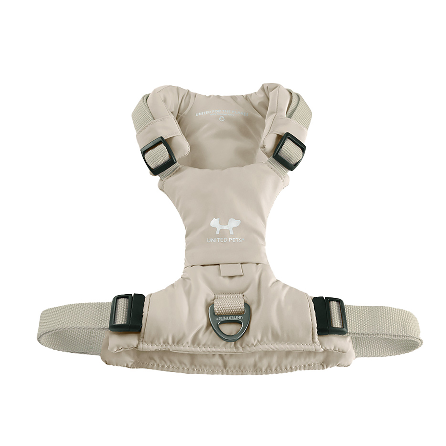 Шлейка United Pets для собак Citylife Y-образная M 20 x 57-78, бежевый