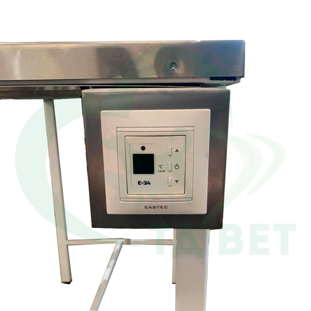 ТД ВЕТ Стол с подогревом ветеринарный офтальмологический VETBOT-96, 1730х700х(330- 1050)h (каркас серый, пульт ножной)