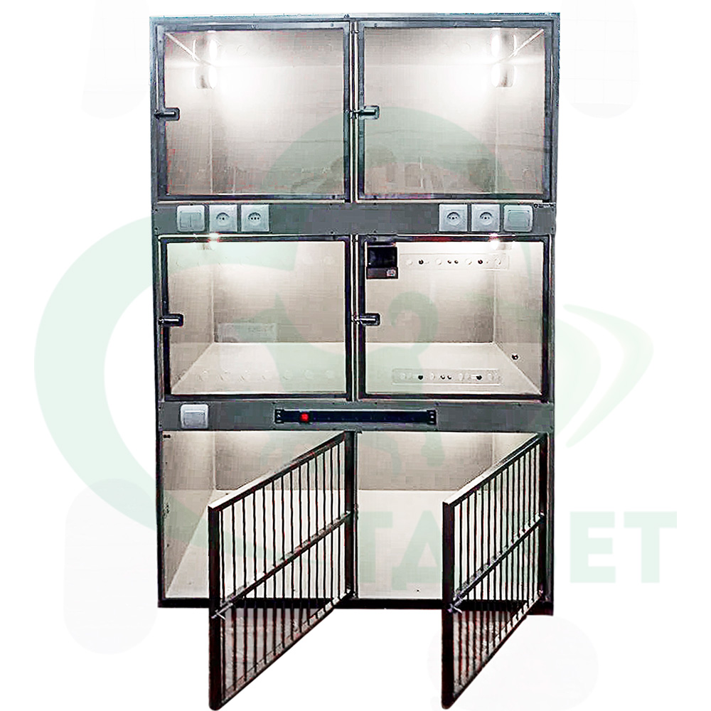 ТД ВЕТ Модуль из 6 клеток из полипропилена 1200(1240)х700х1920(2080)h