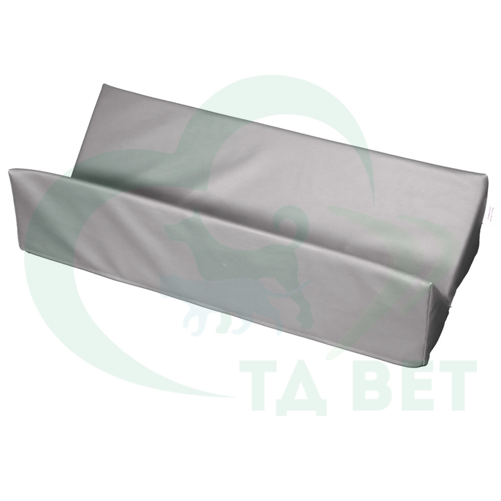 ТД ВЕТ Подушка для фиксации животных треугольная 680х150х150h мм (кож.зам, серый)