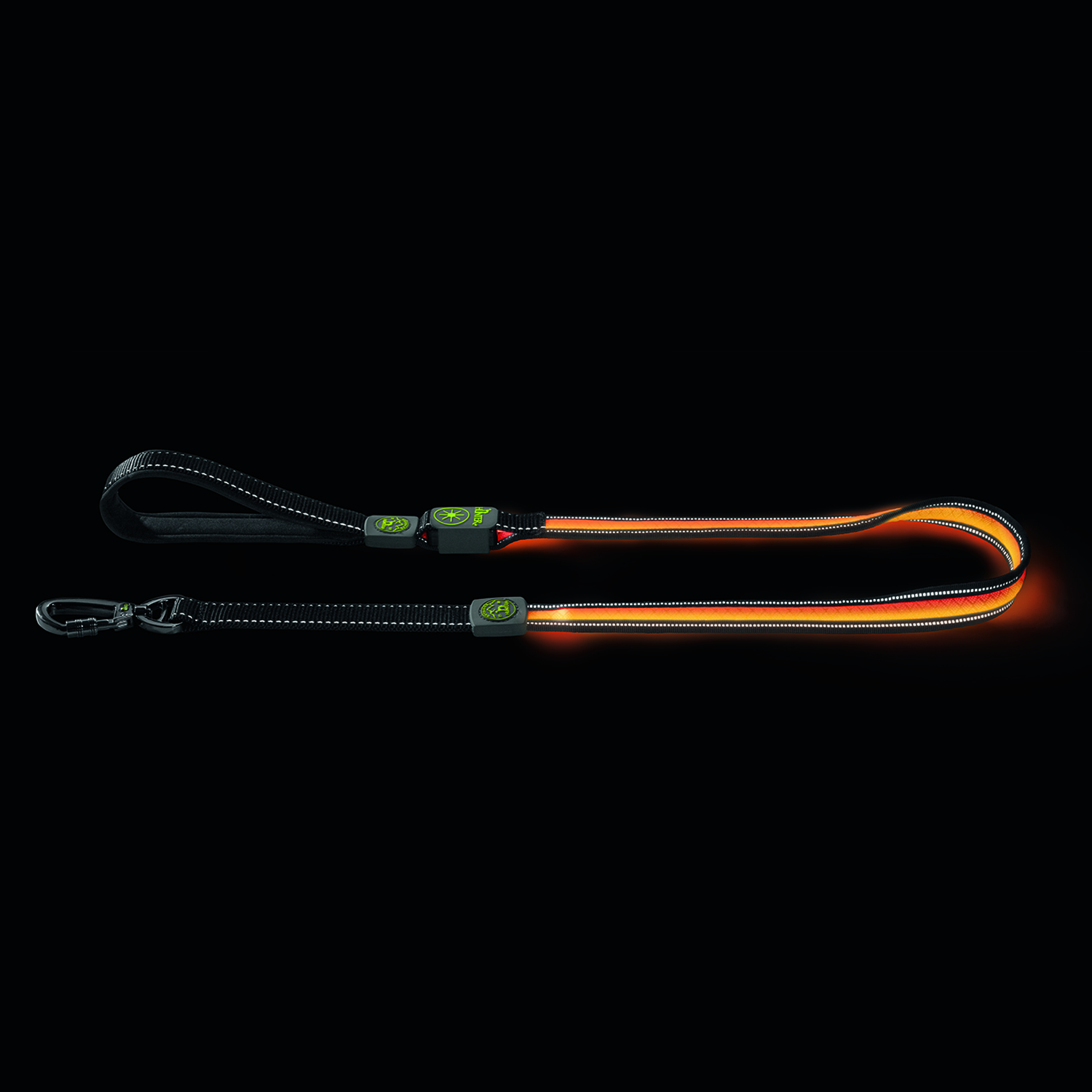 Hunter LED Поводок Manoa Glow 30/120 оранжевый СКИДКА 50%