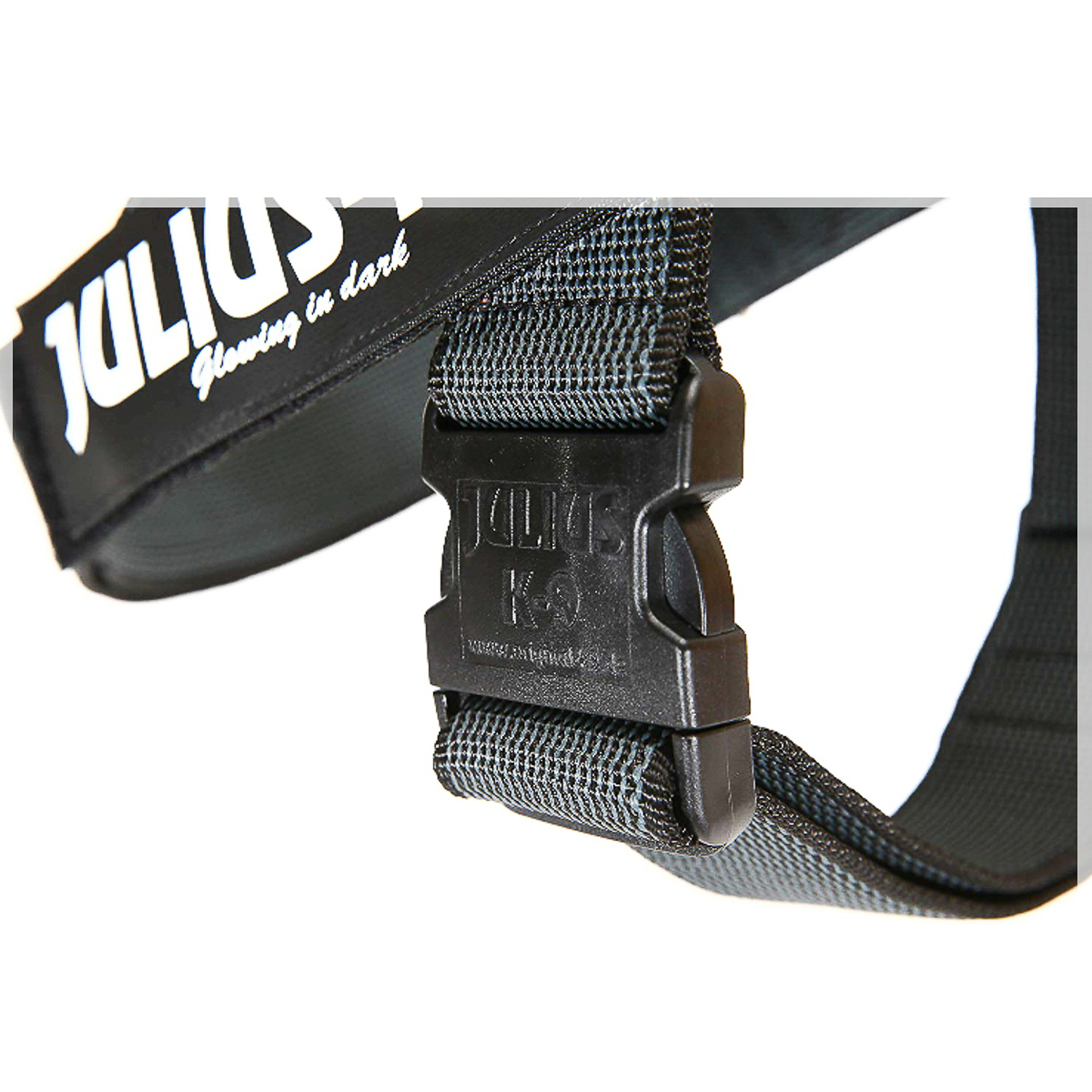 JULIUS-K9 шлейка для собак Ремни Color & Gray IDC® 1 (61-80см / 23-30кг), черный