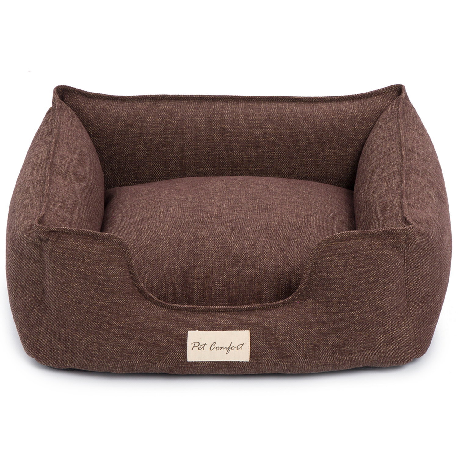 Лежанка Pet Comfort для кошек и собак мелких пород, Alpha Mirandus 19, размер S 50х60 см, коричневый СКИДКА 50%