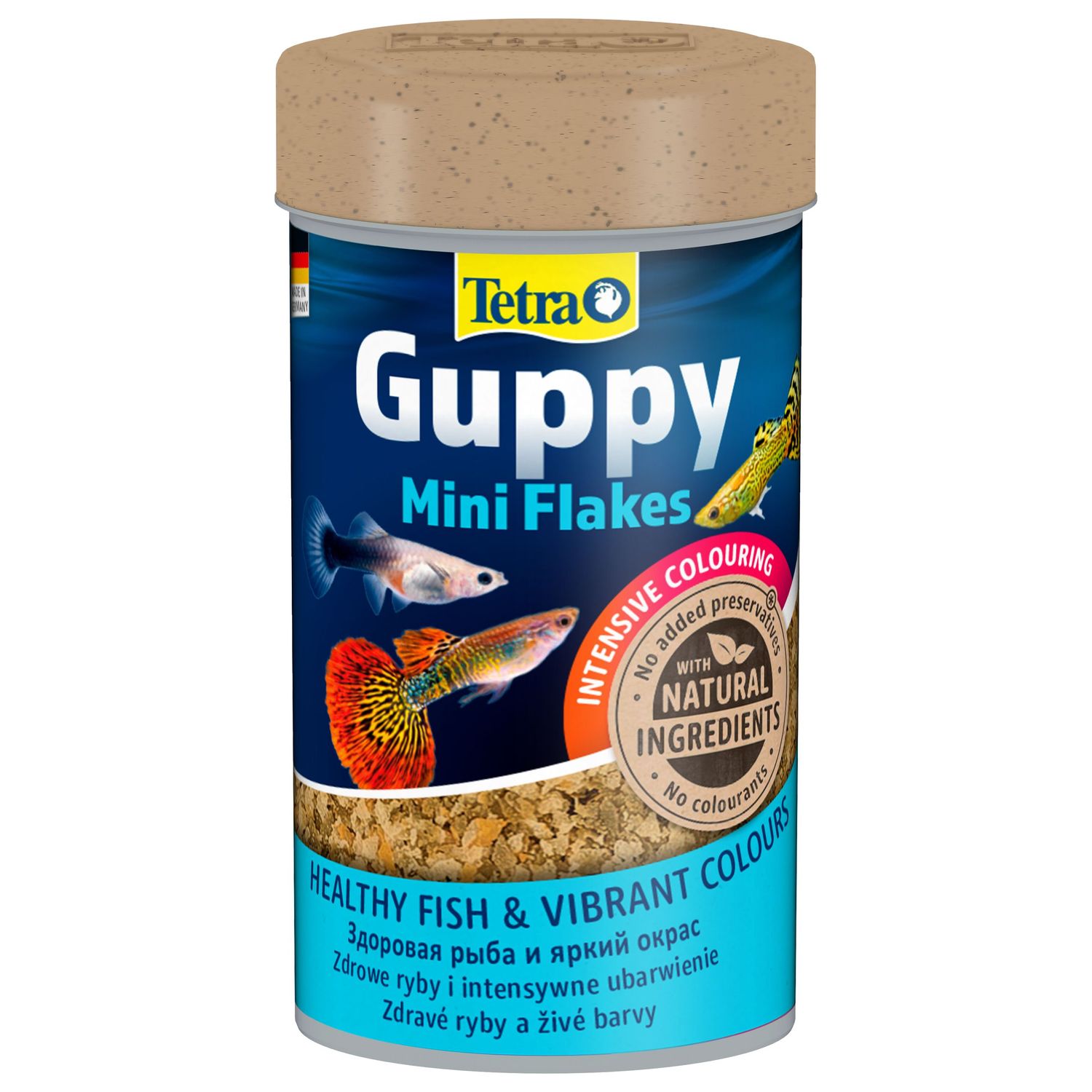 TetraGuppy корм в хлопьях для гуппи 100 мл