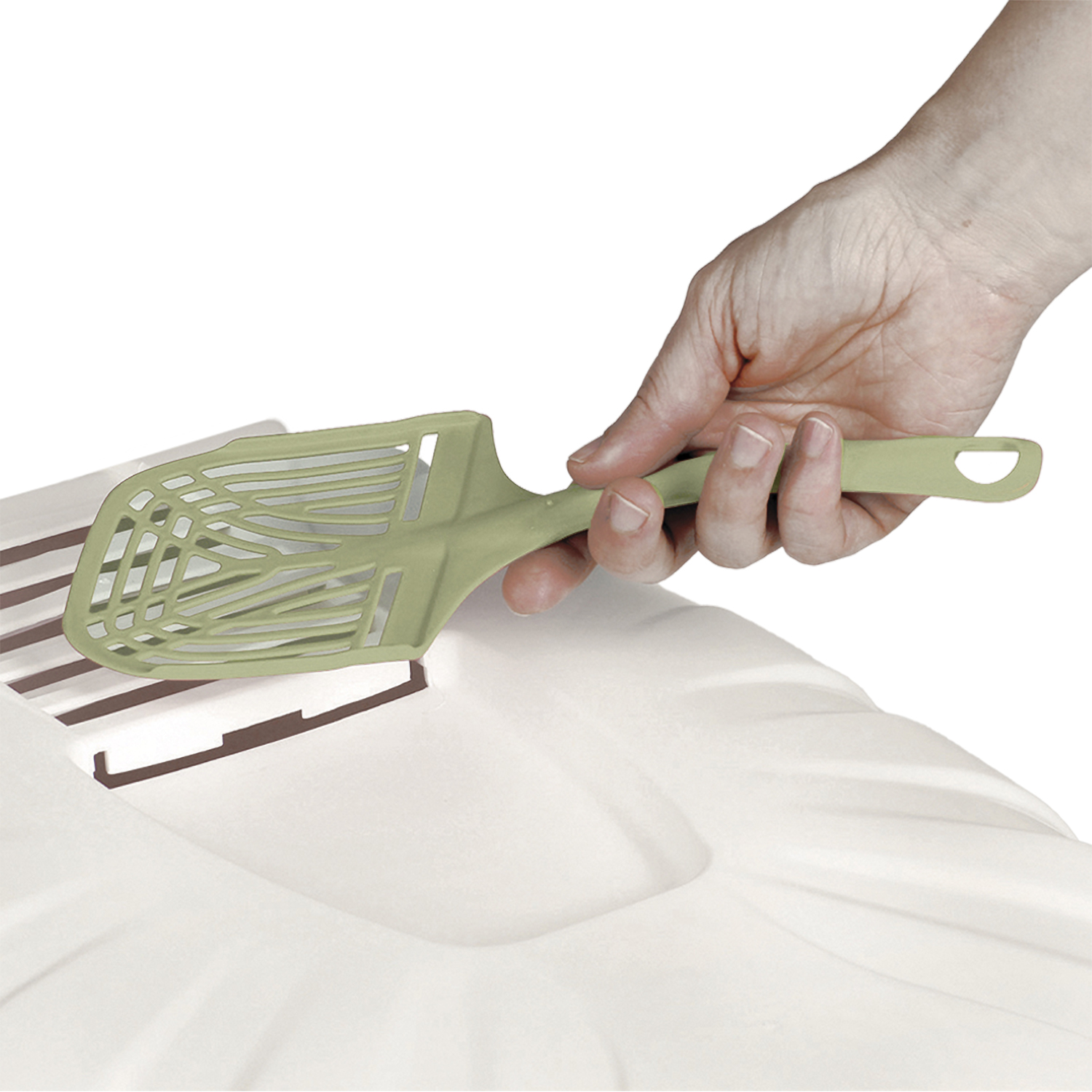 Био-туалет MPS KOMODA 54х39х40h см с совком цвет оливковый