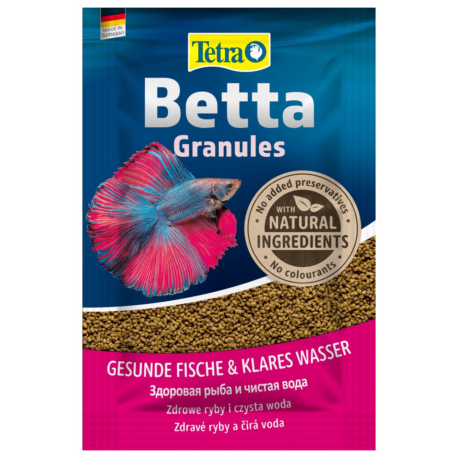 TetraBetta Granules корм для петушков в гранулах 5 г (sachet)