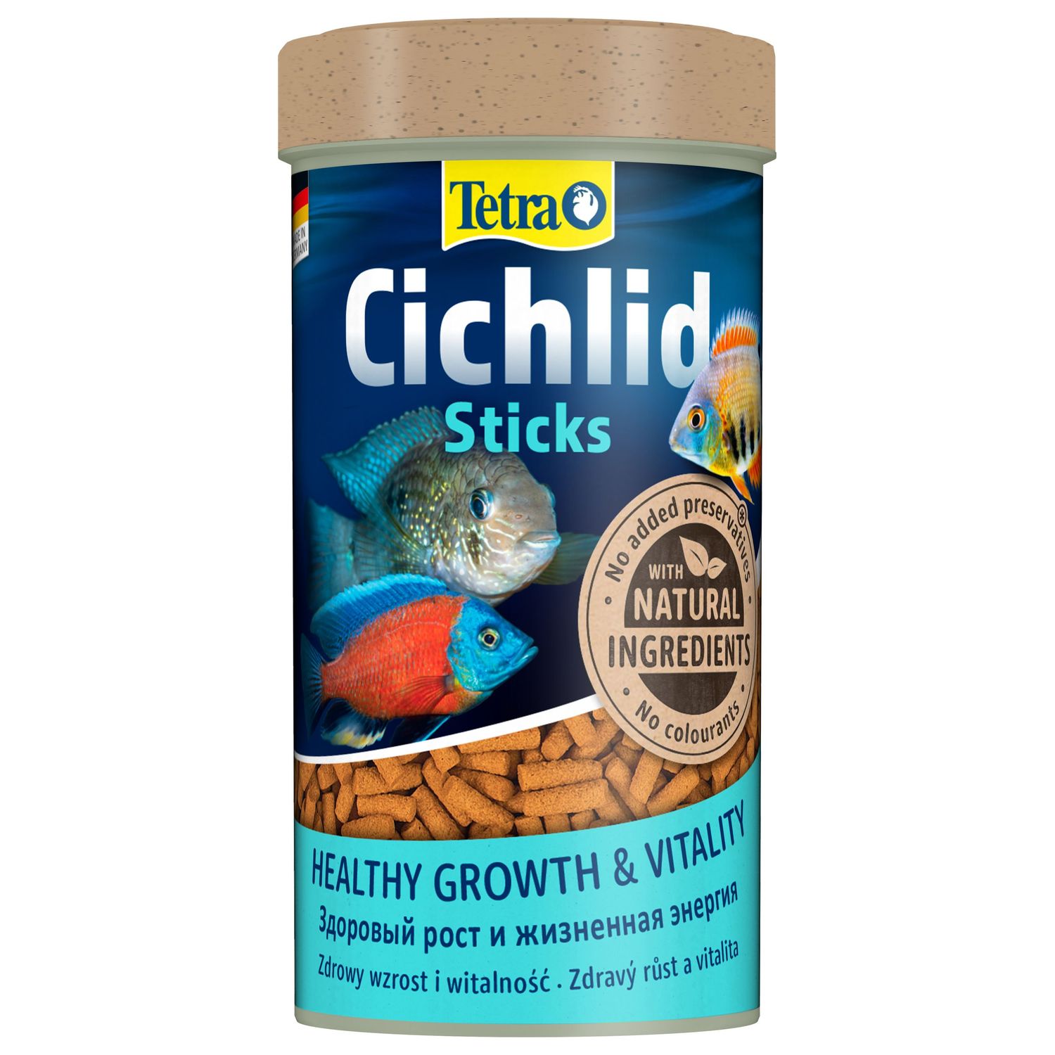 TetraCichlid Sticks корм для всех видов цихлид в палочках 250 мл
