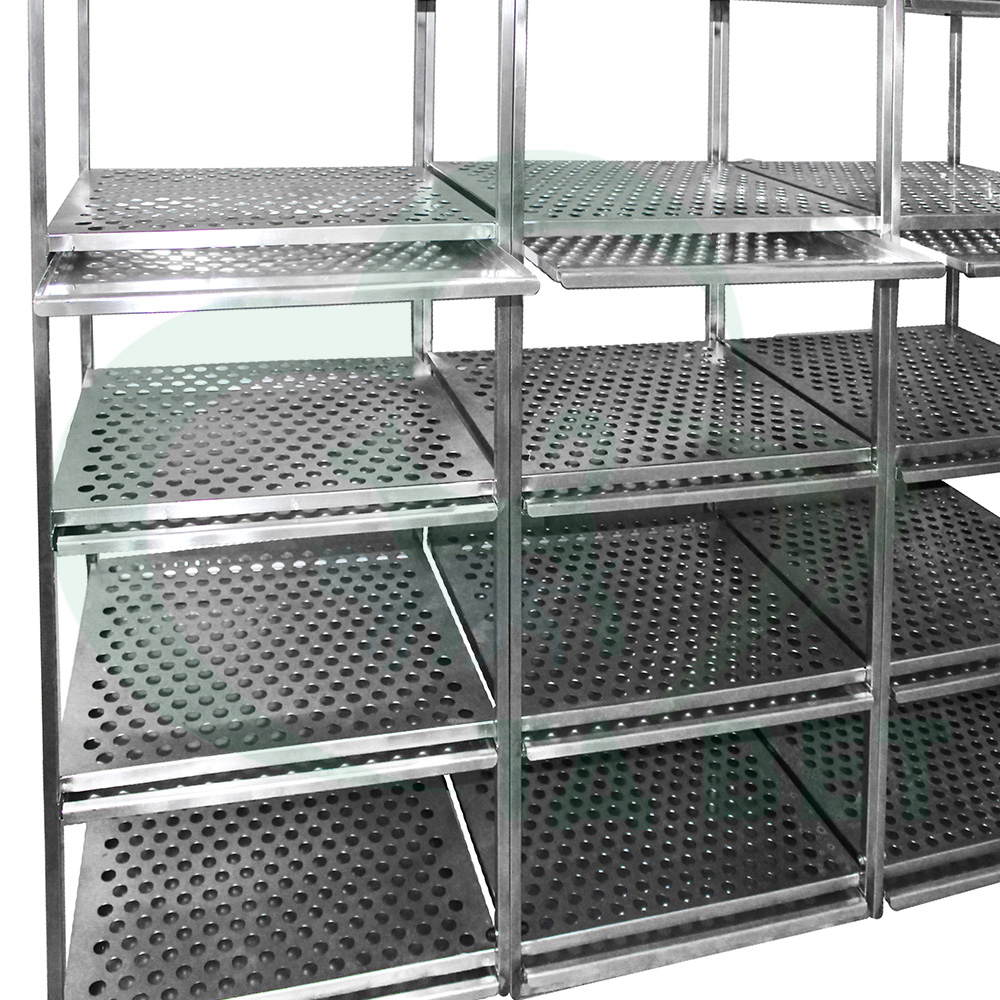 ТД ВЕТ Стеллаж-сушилка из нержавеющей стали, 2100х620х2110(2210) h