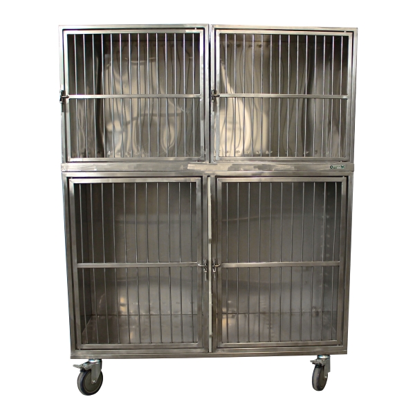 ТД ВЕТ Модуль клеток из нерж. стали, 2х ярусный из 4 клеток, 1200х520х1380(1540)h