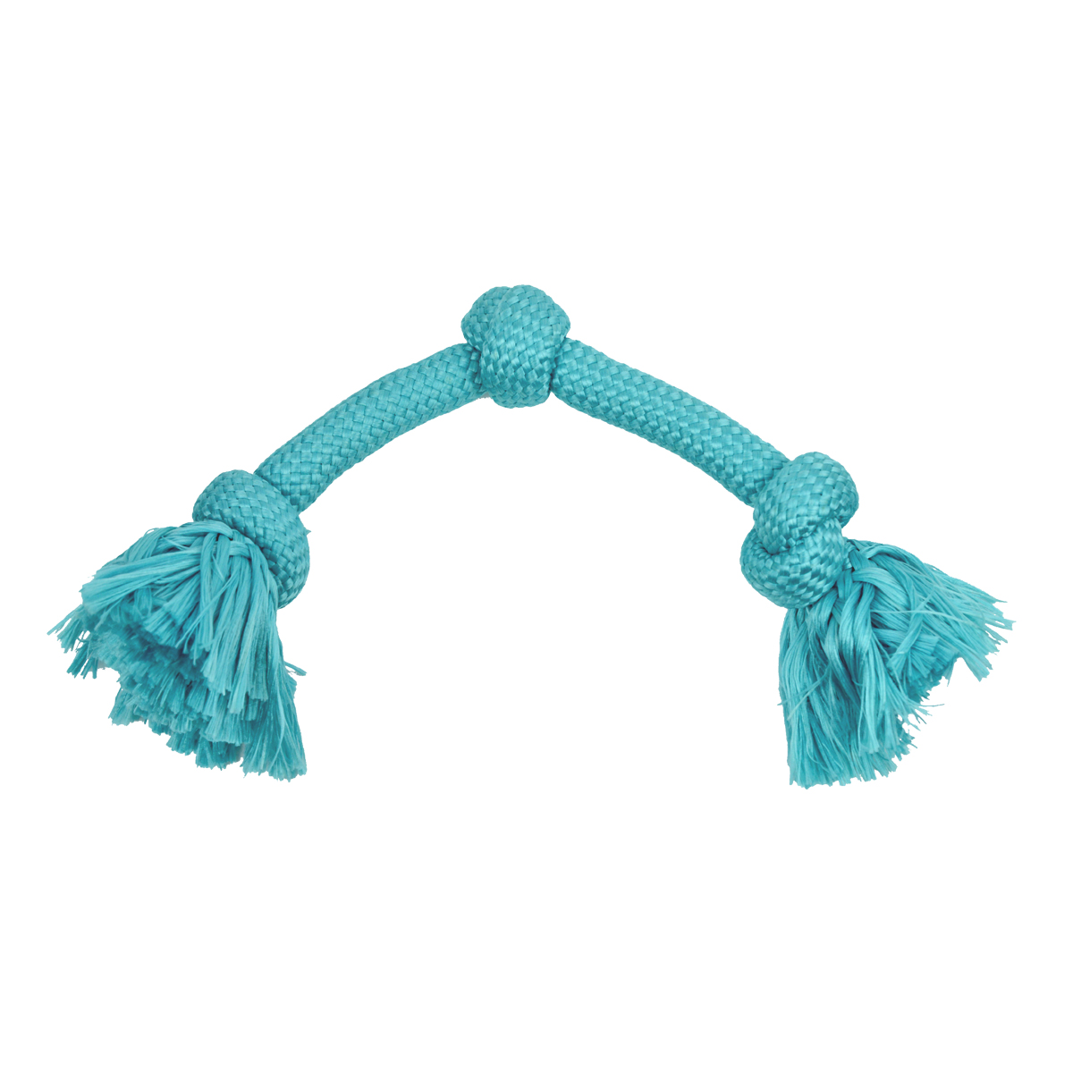 Playology жевательный канат DRI-TECH ROPE для собак средних и крупных пород с ароматом арахиса, большой, цвет голубой СКИДКА 50%