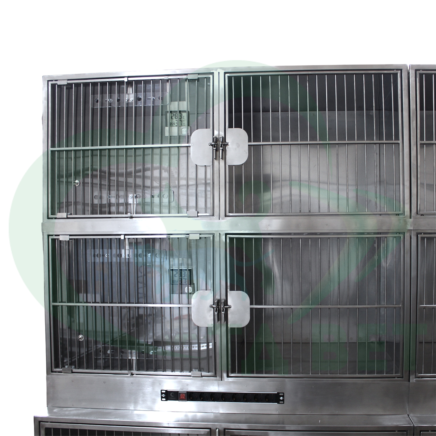 ТД ВЕТ Модуль из 12 клеток из нерж.стали 2900х800(700)х2140(2300)h с колесами